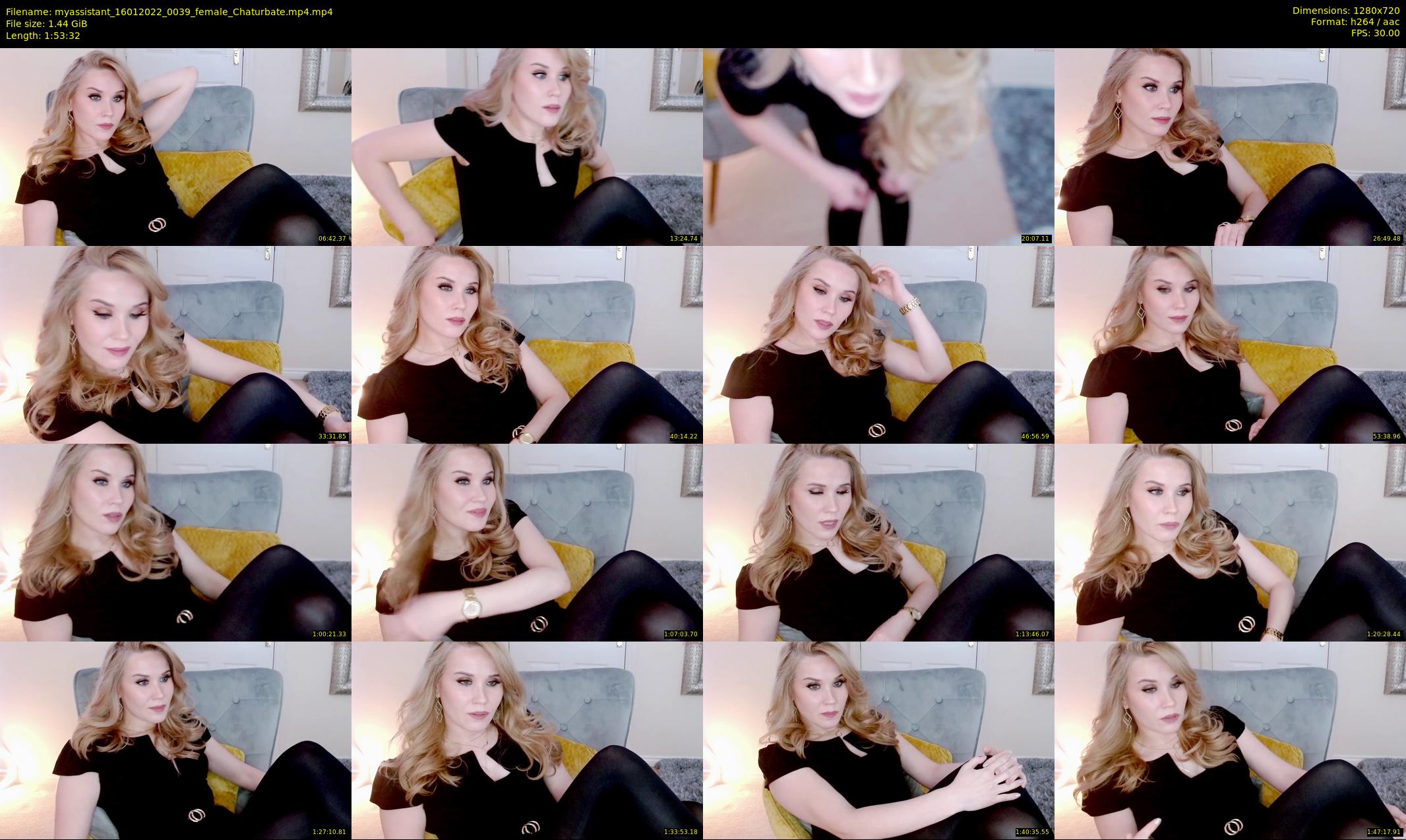myassistant — 114 minute Chaturbate female cam show recording, 720p, Jan 16, 2022