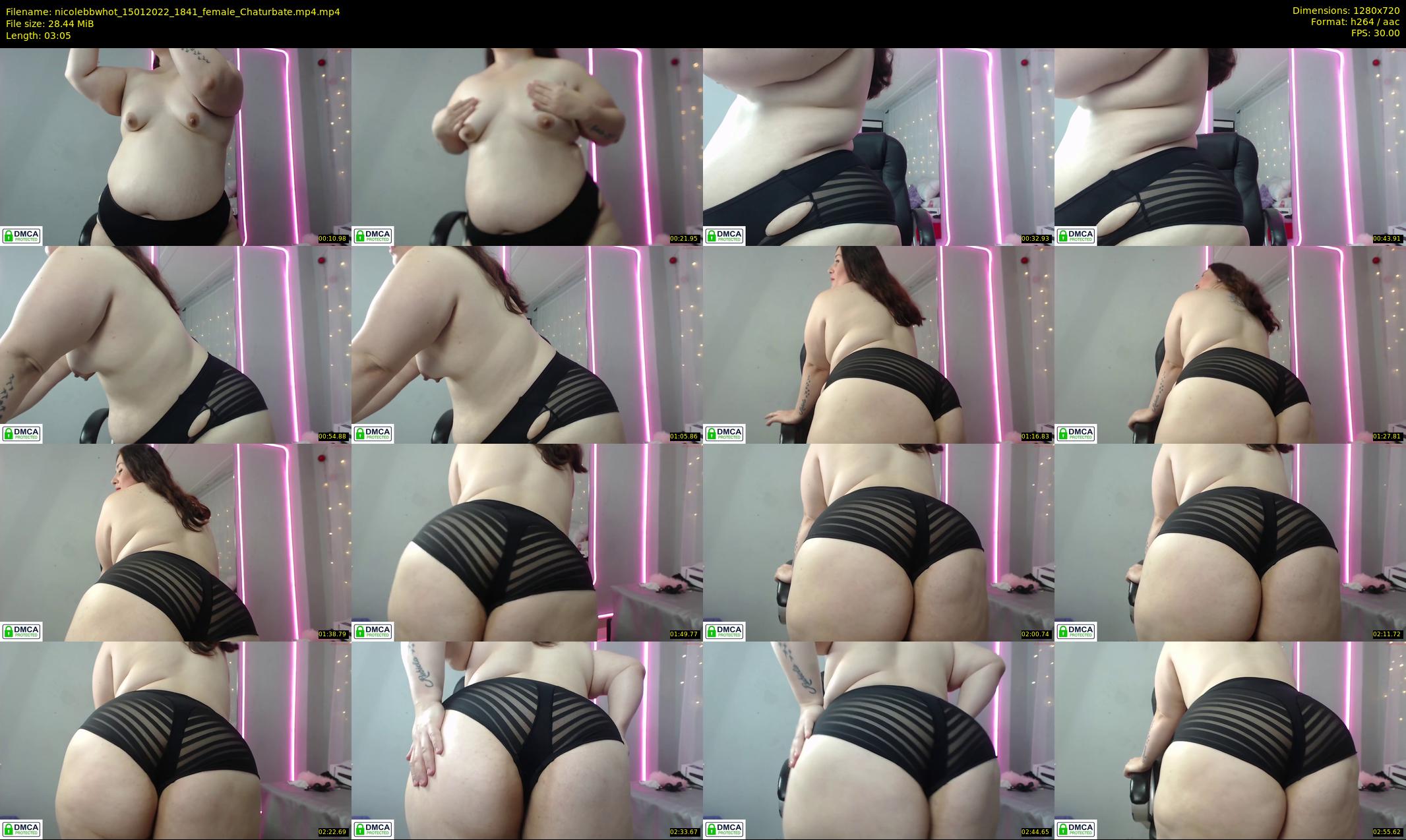 nicolebbwhot — 4 minute Chaturbate female cam show recording, 720p, Jan 15, 2022