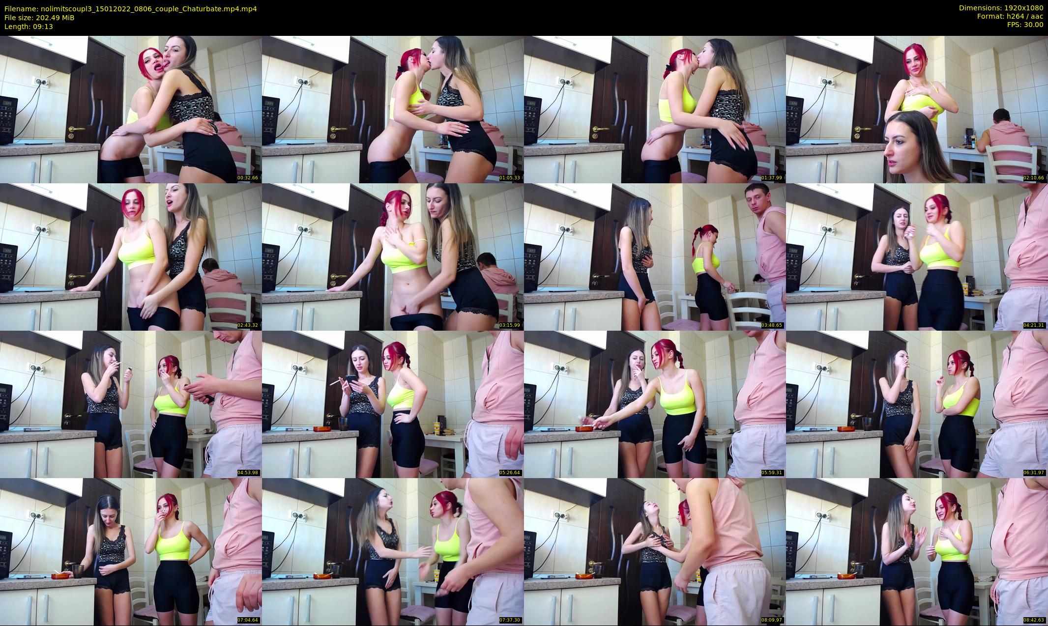 nolimitscoupl3 — 10 minute Chaturbate couple cam show recording, 1080p, Jan 15, 2022