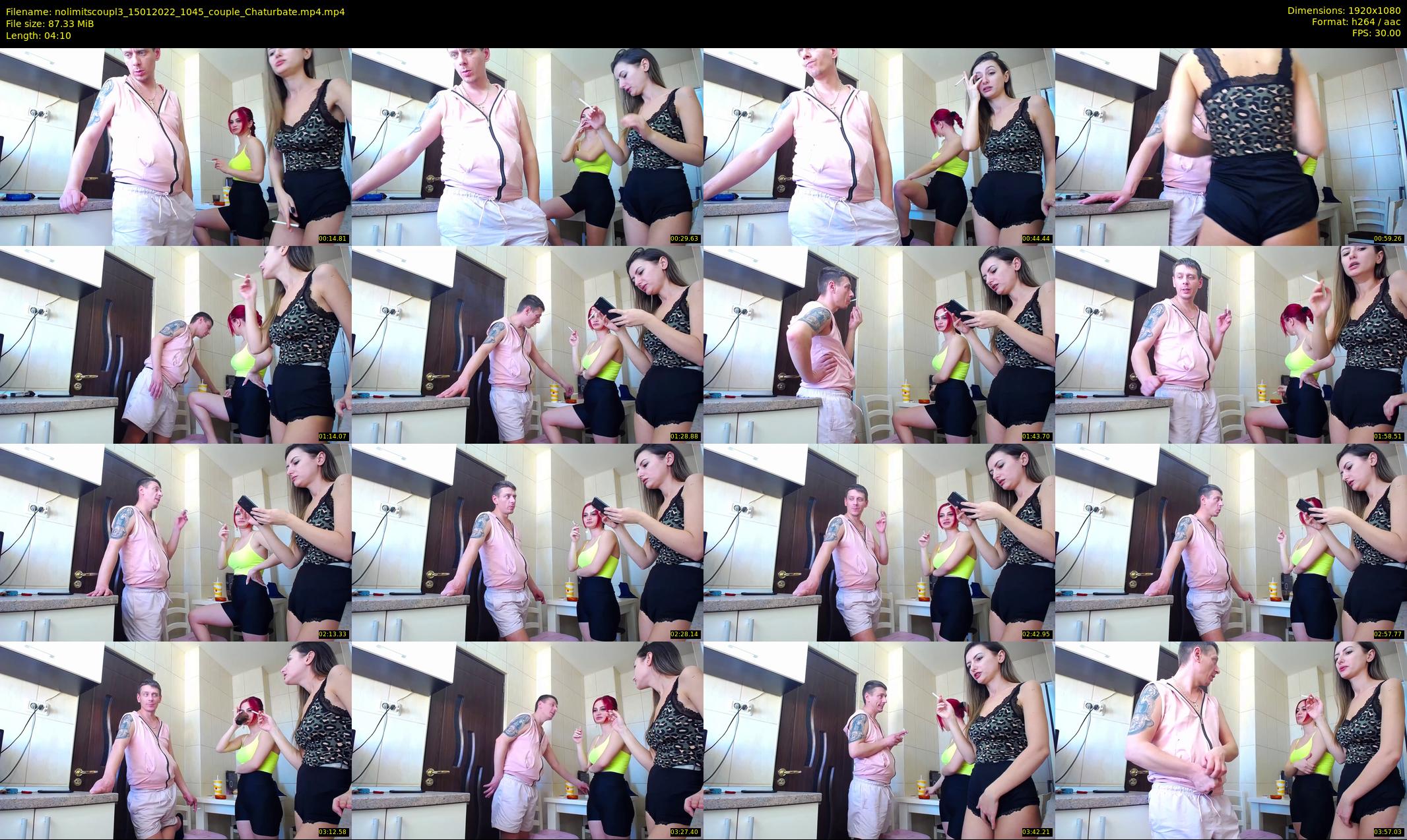 nolimitscoupl3 — 5 minute Chaturbate couple cam show recording, 1080p, Jan 15, 2022