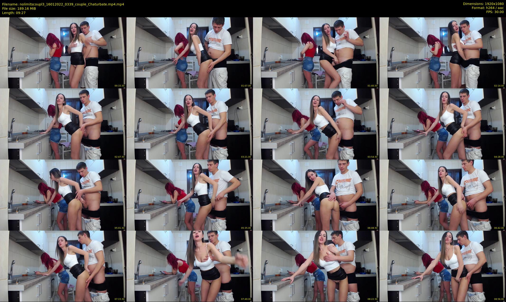nolimitscoupl3 — 10 minute Chaturbate couple cam show recording, 1080p, Jan 16, 2022