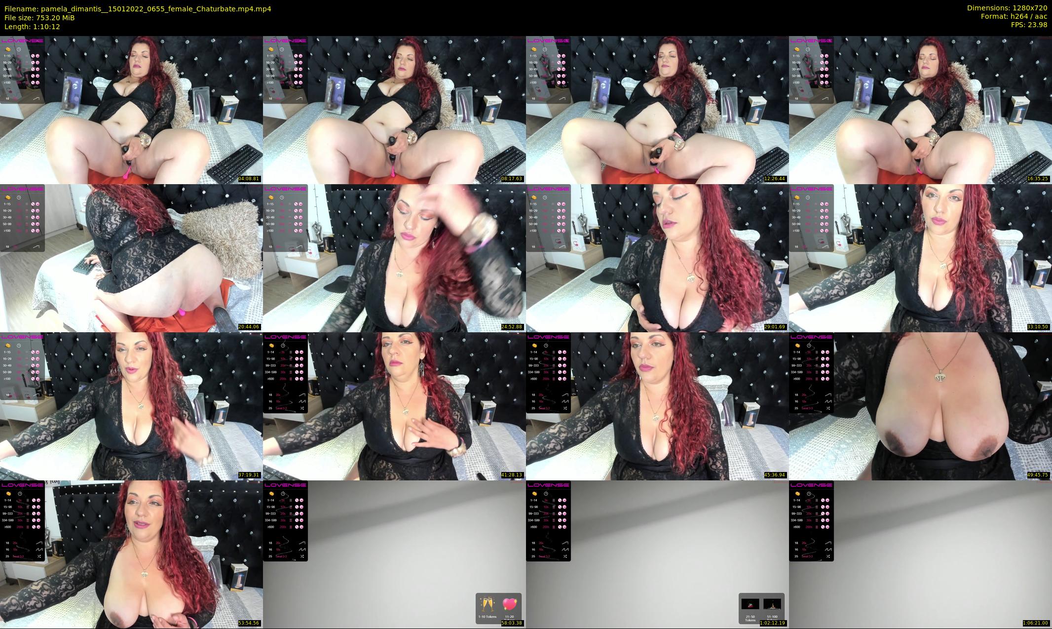 pamela_dimantis_ — 71 minute Chaturbate female cam show recording, 720p, Jan 15, 2022