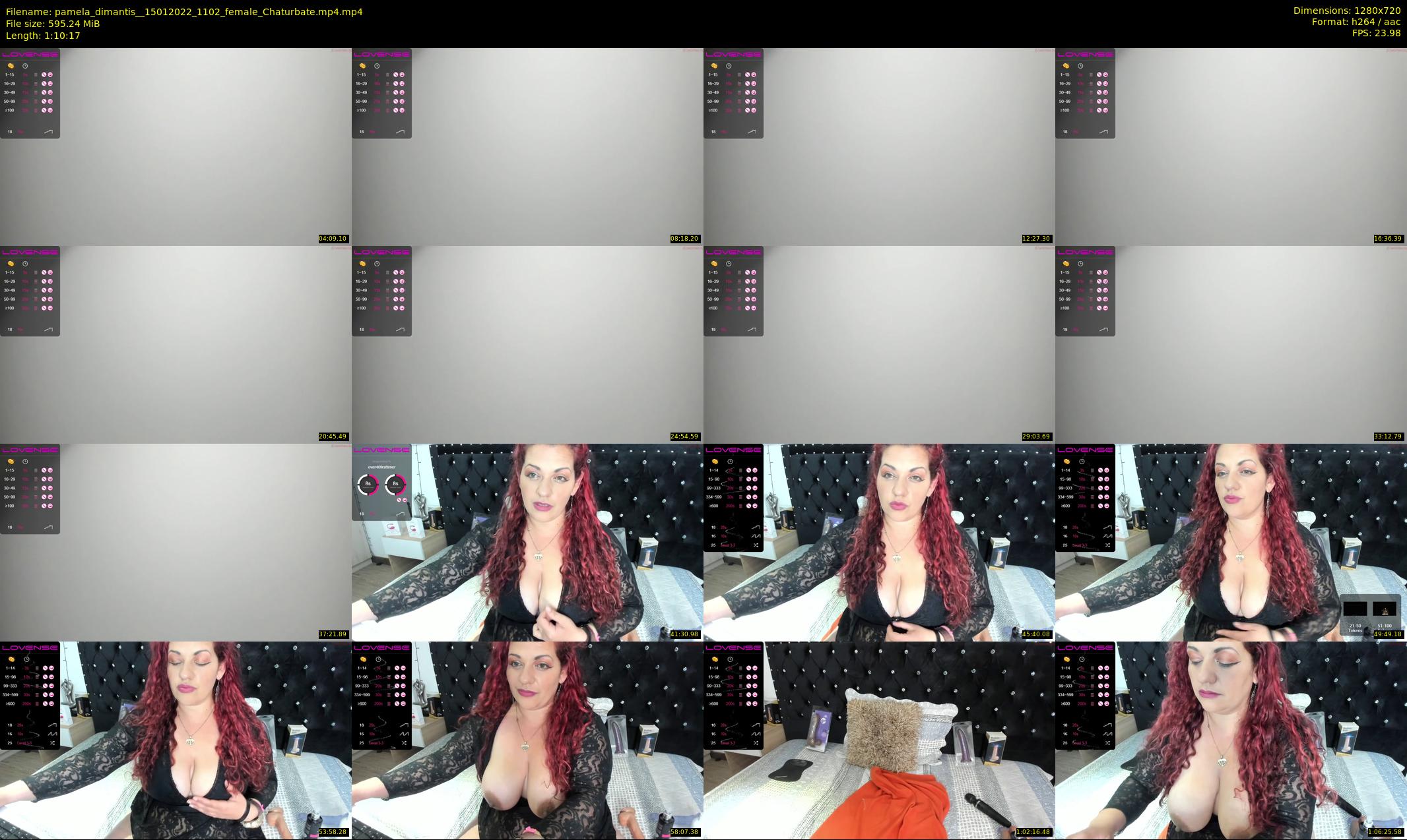 pamela_dimantis_ — 71 minute Chaturbate female cam show recording, 720p, Jan 15, 2022