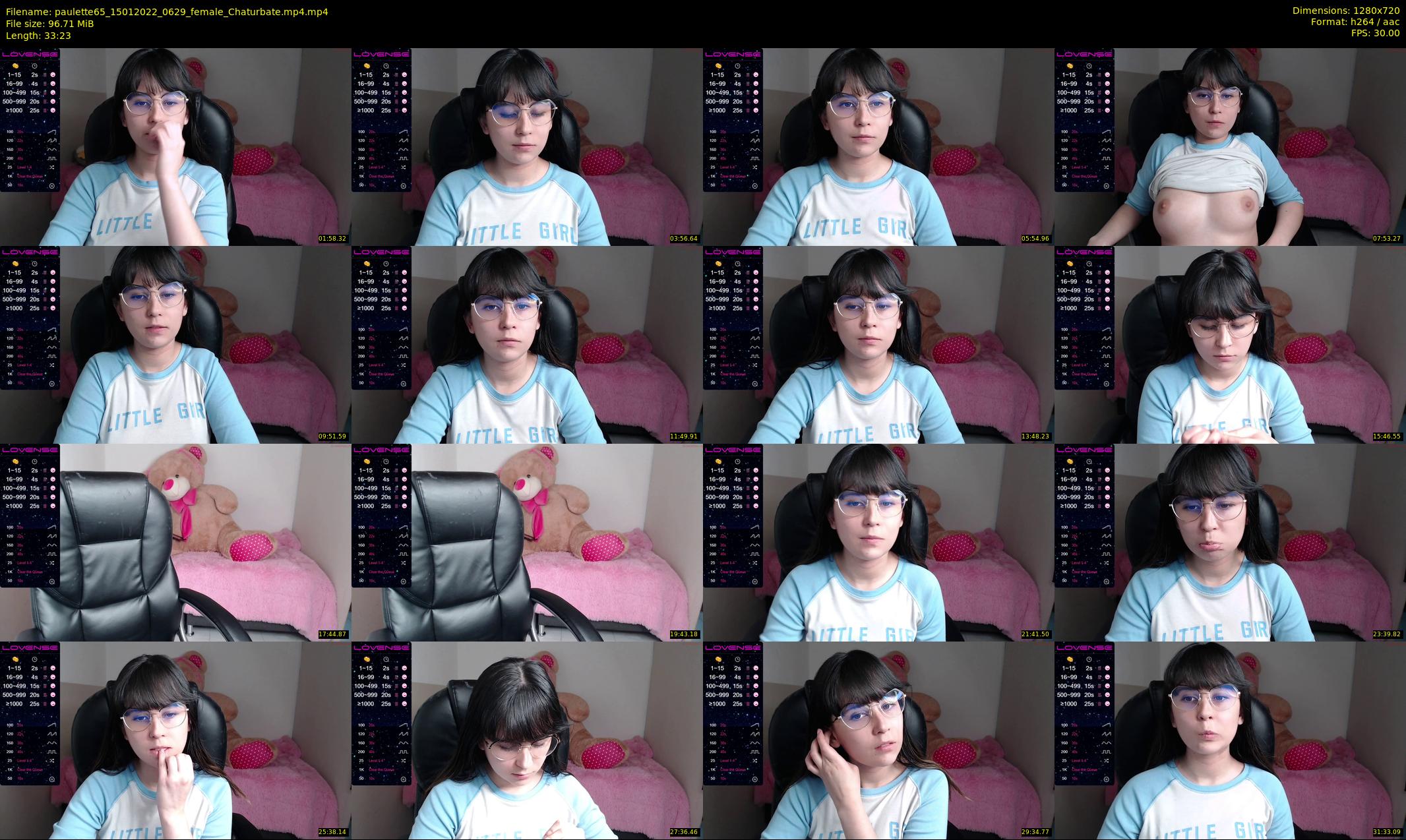 paulette65 — 34 minute Chaturbate female cam show recording, 720p, Jan 15, 2022