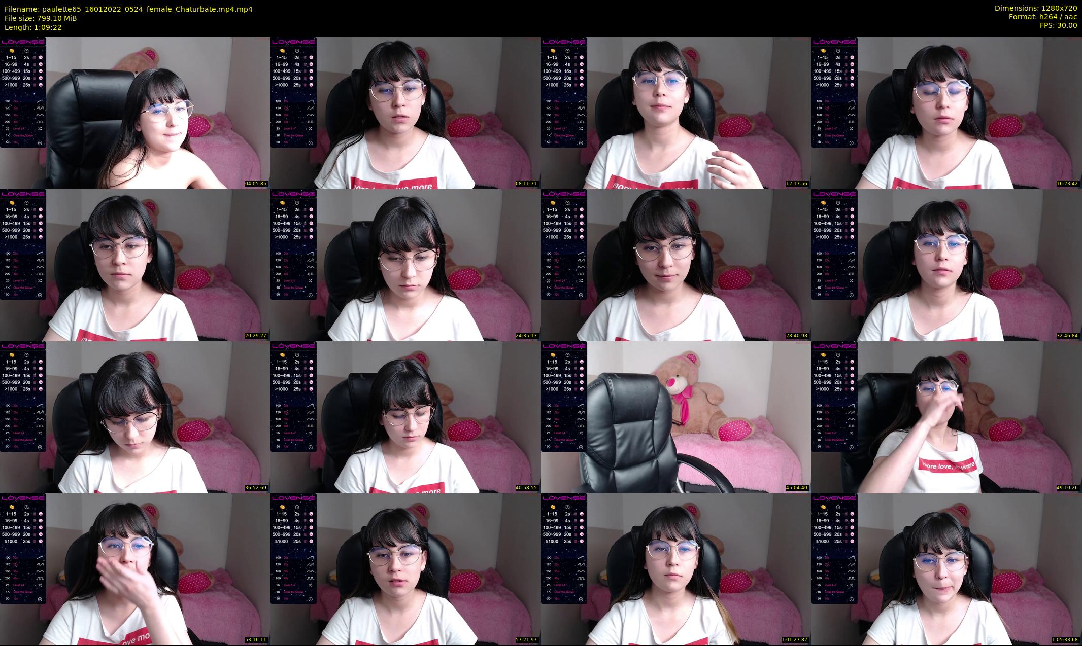 paulette65 — 70 minute Chaturbate female cam show recording, 720p, Jan 16, 2022