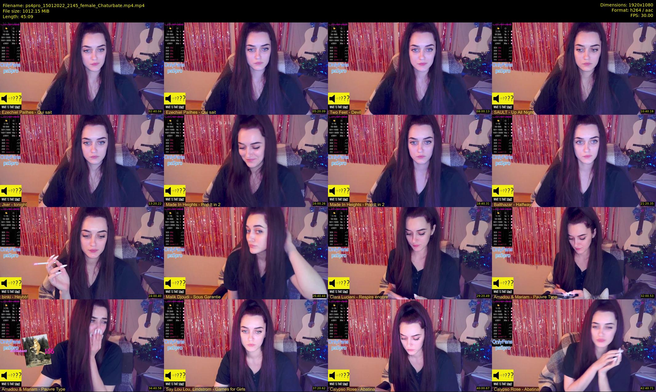 ps4pro — 46 minute Chaturbate female cam show recording, 1080p, Jan 15, 2022