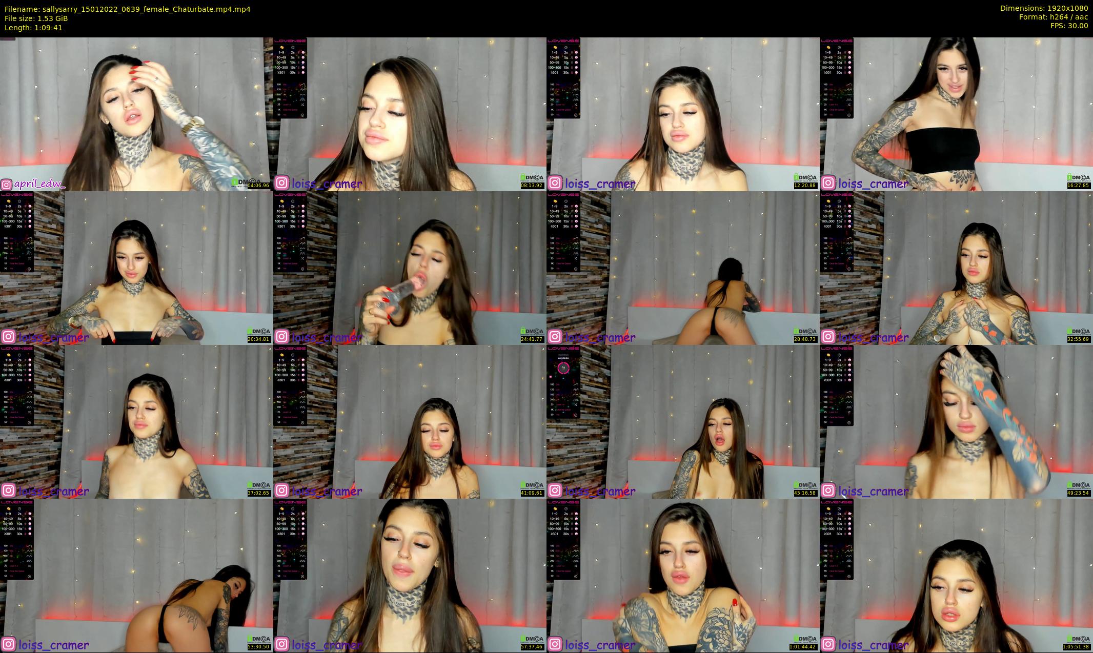 sallysarry — 70 minute Chaturbate couple cam show recording, 1080p, Jan 15, 2022