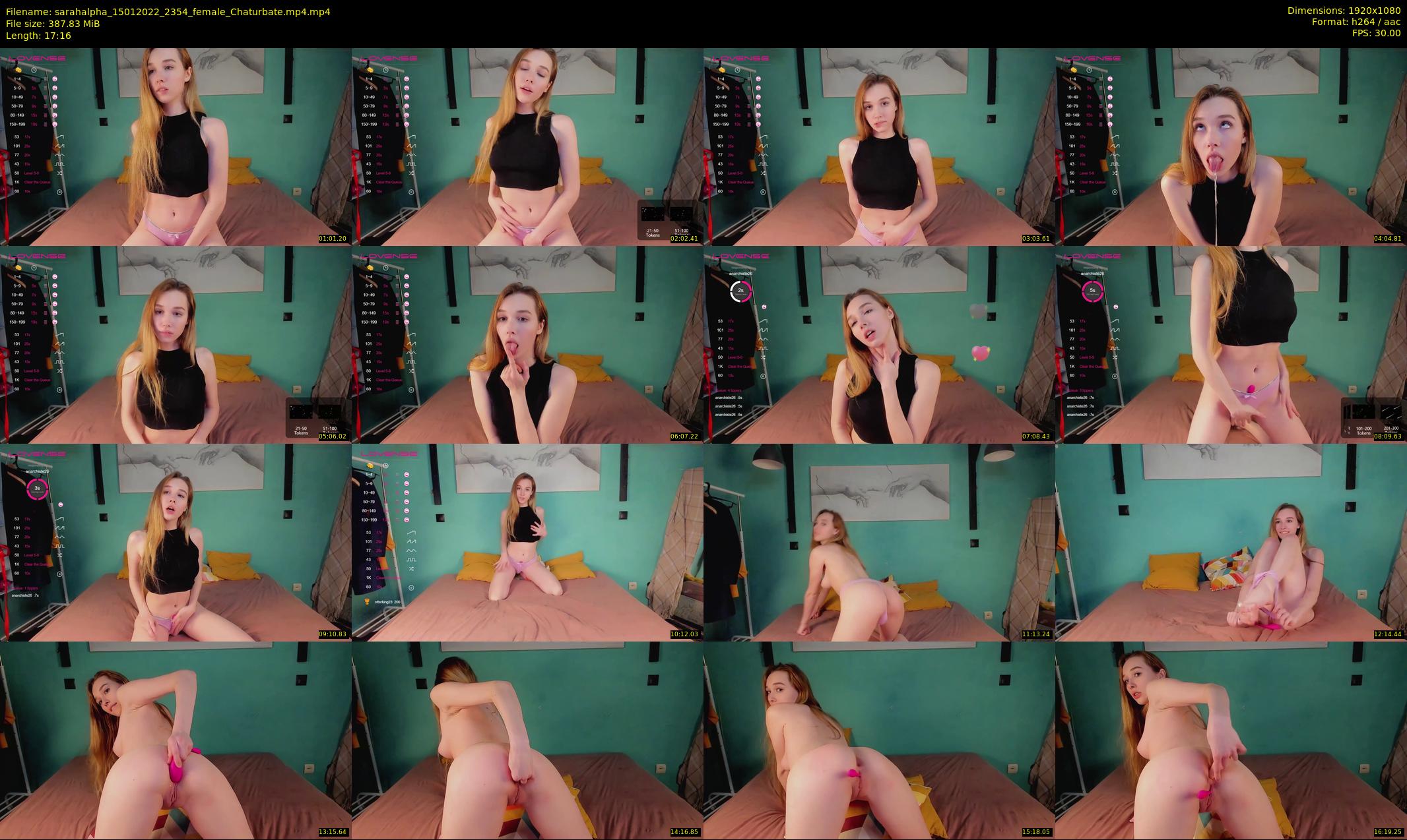 sarahalpha — 18 minute Chaturbate couple cam show recording, 1080p, Jan 15, 2022