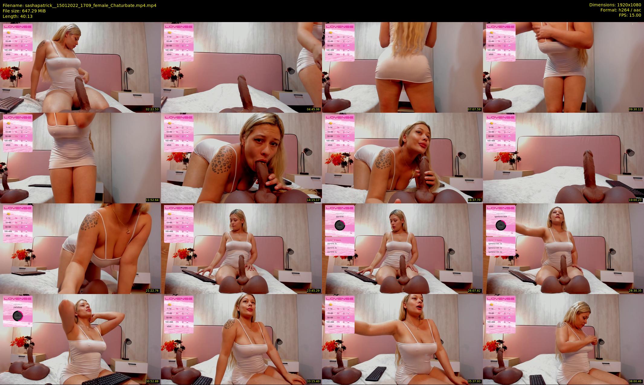 sashapatrick_ — 41 minute Chaturbate female cam show recording, 1080p, Jan 15, 2022