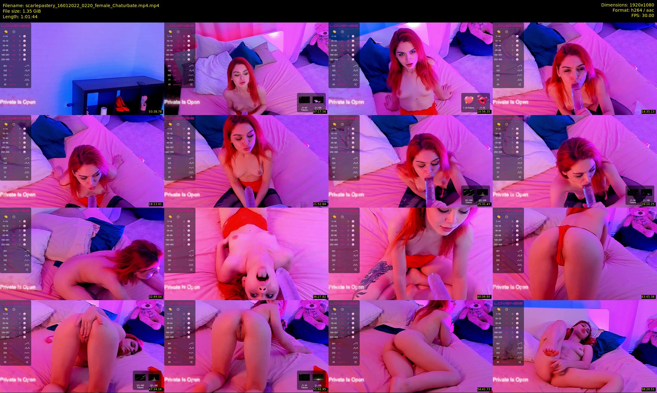 scarlepastery — 62 minute Chaturbate couple cam show recording, 1080p, Jan 16, 2022