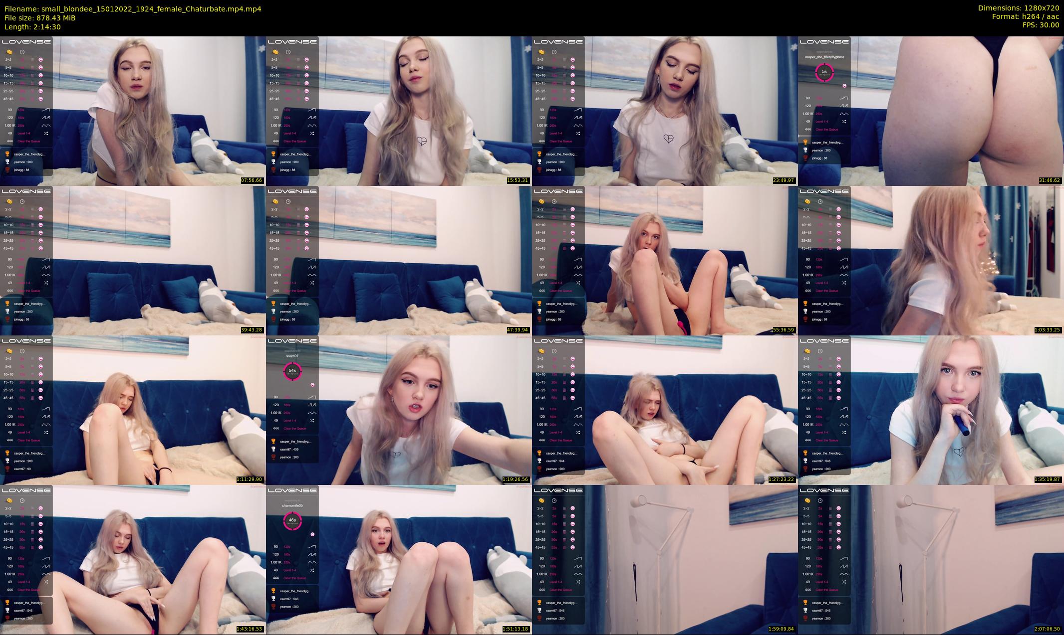small_blondee — 135 minute Chaturbate female cam show recording, 720p, Jan 15, 2022