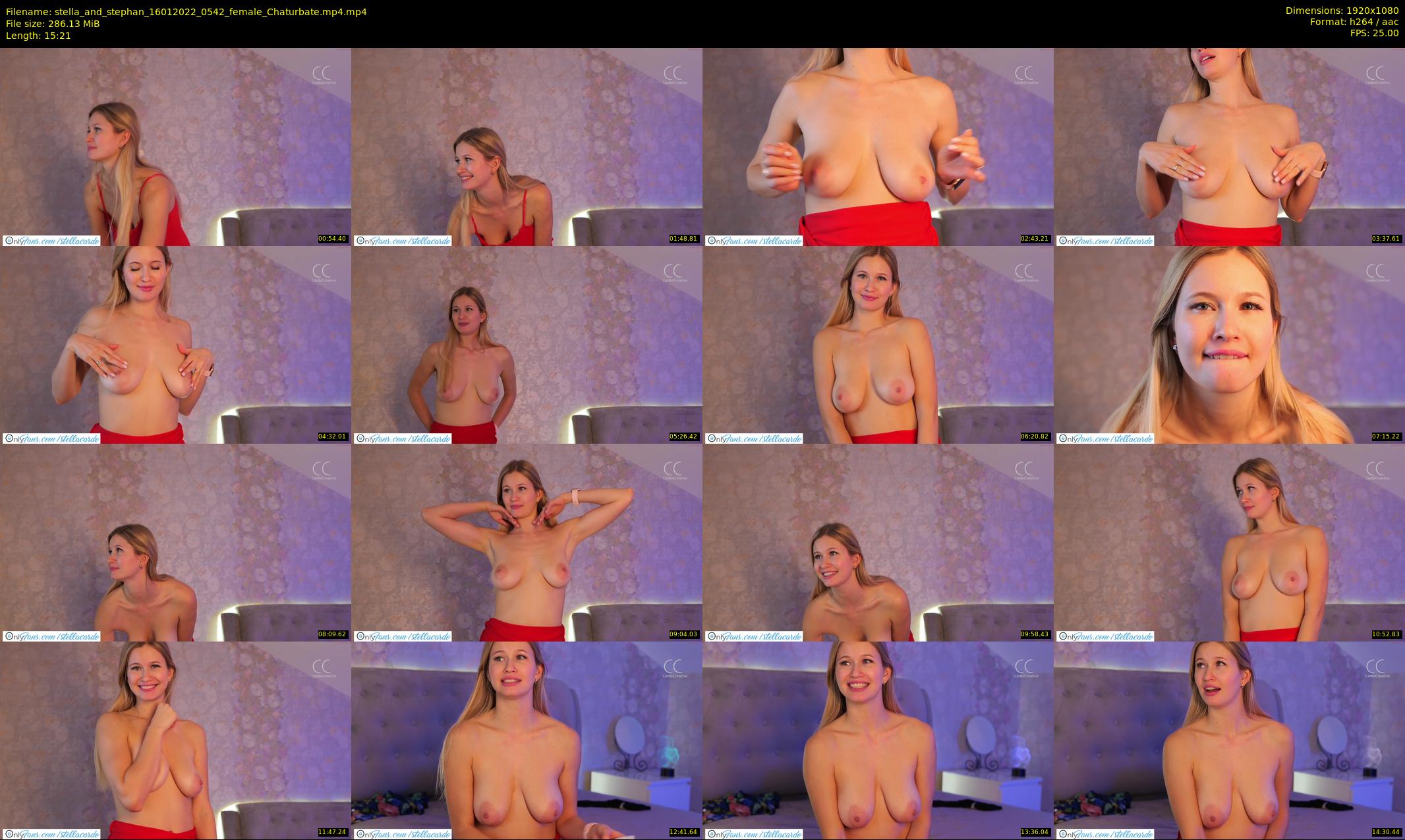 stella_and_stephan — 16 minute Chaturbate couple cam show recording, 1080p, Jan 16, 2022