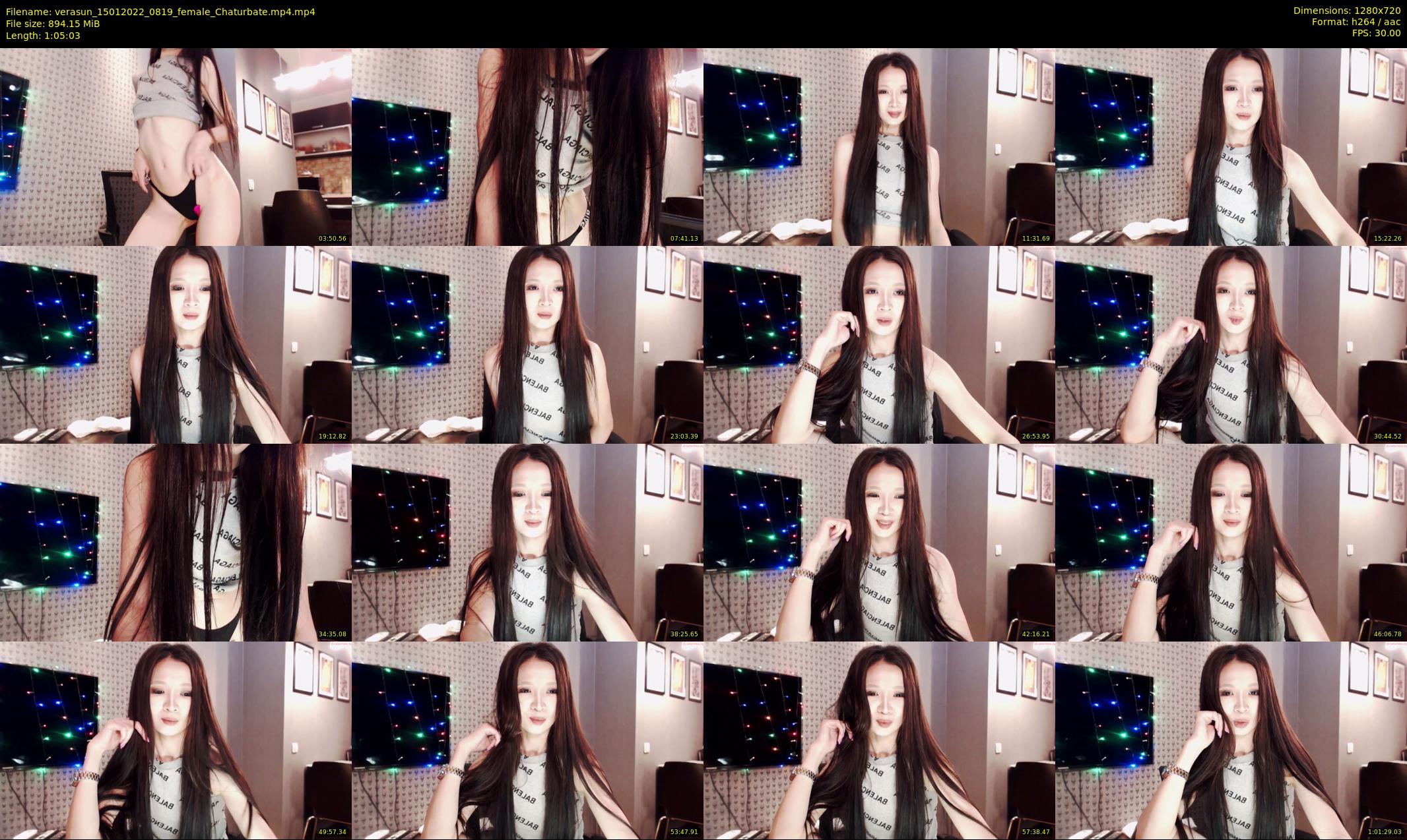 verasun — 66 minute Chaturbate female cam show recording, 720p, Jan 15, 2022