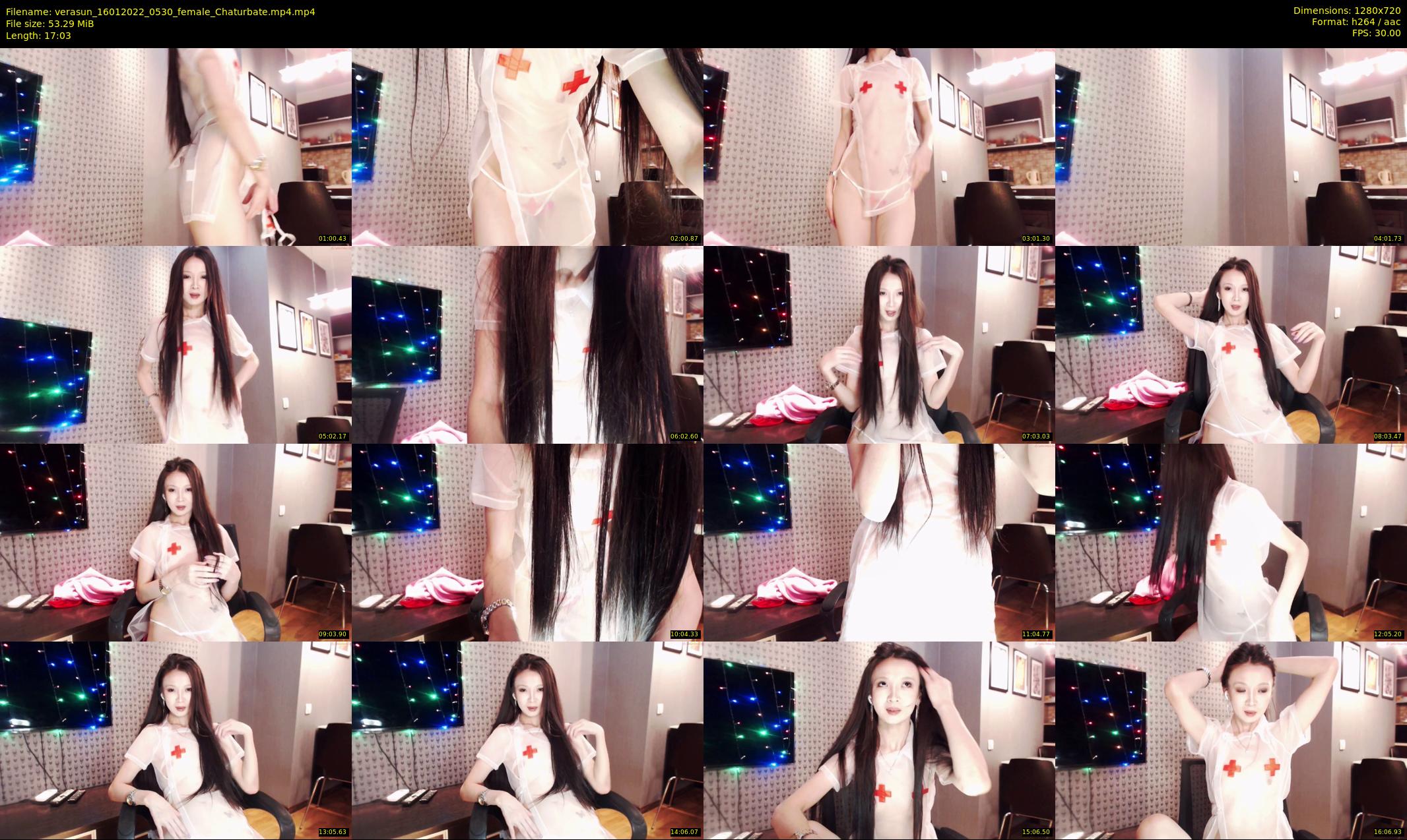 verasun — 18 minute Chaturbate female cam show recording, 720p, Jan 16, 2022