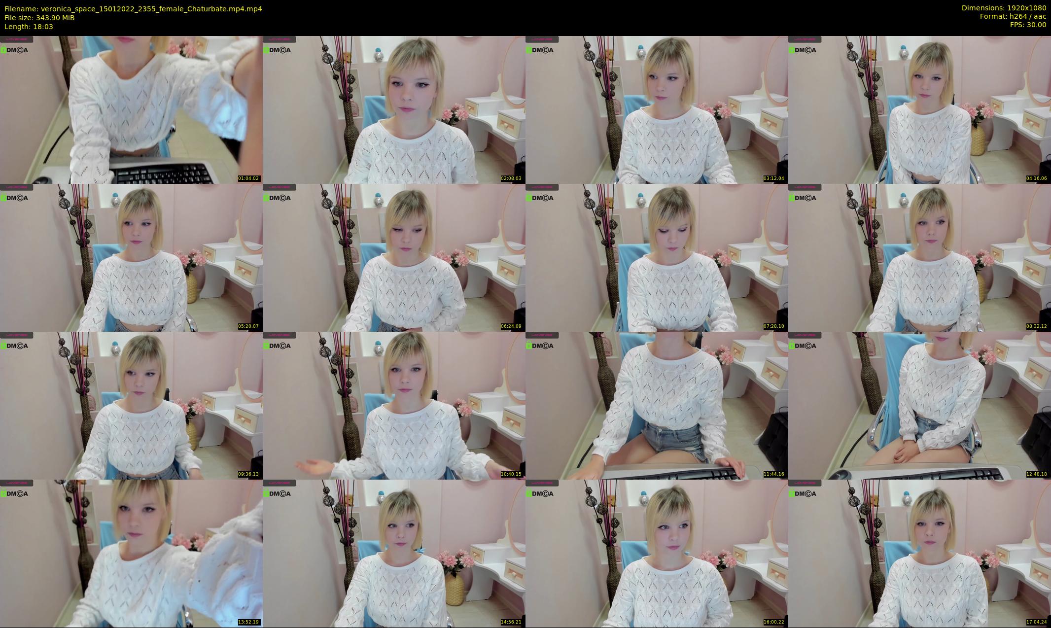 veronica_space — 19 minute Chaturbate female cam show recording, 1080p, Jan 15, 2022