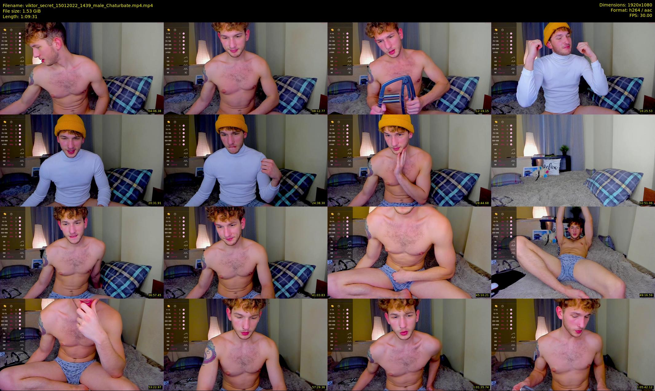 viktor_secret — 70 minute Chaturbate male cam show recording, 1080p, Jan 15, 2022