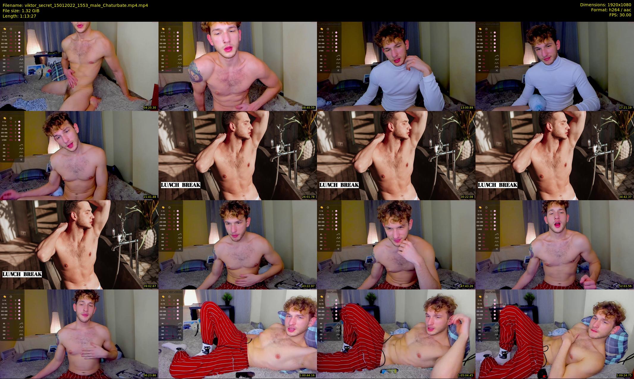 viktor_secret — 74 minute Chaturbate male cam show recording, 1080p, Jan 15, 2022