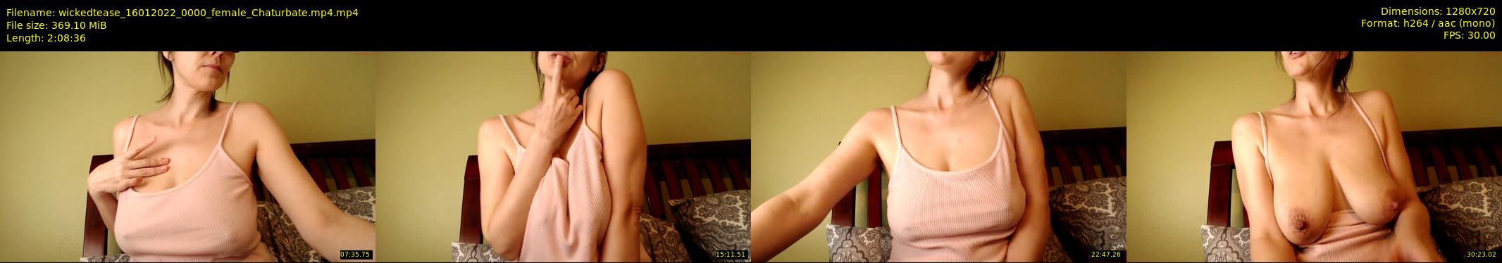 wickedtease — 129 minute Chaturbate female cam show recording, 720p, Jan 16, 2022
