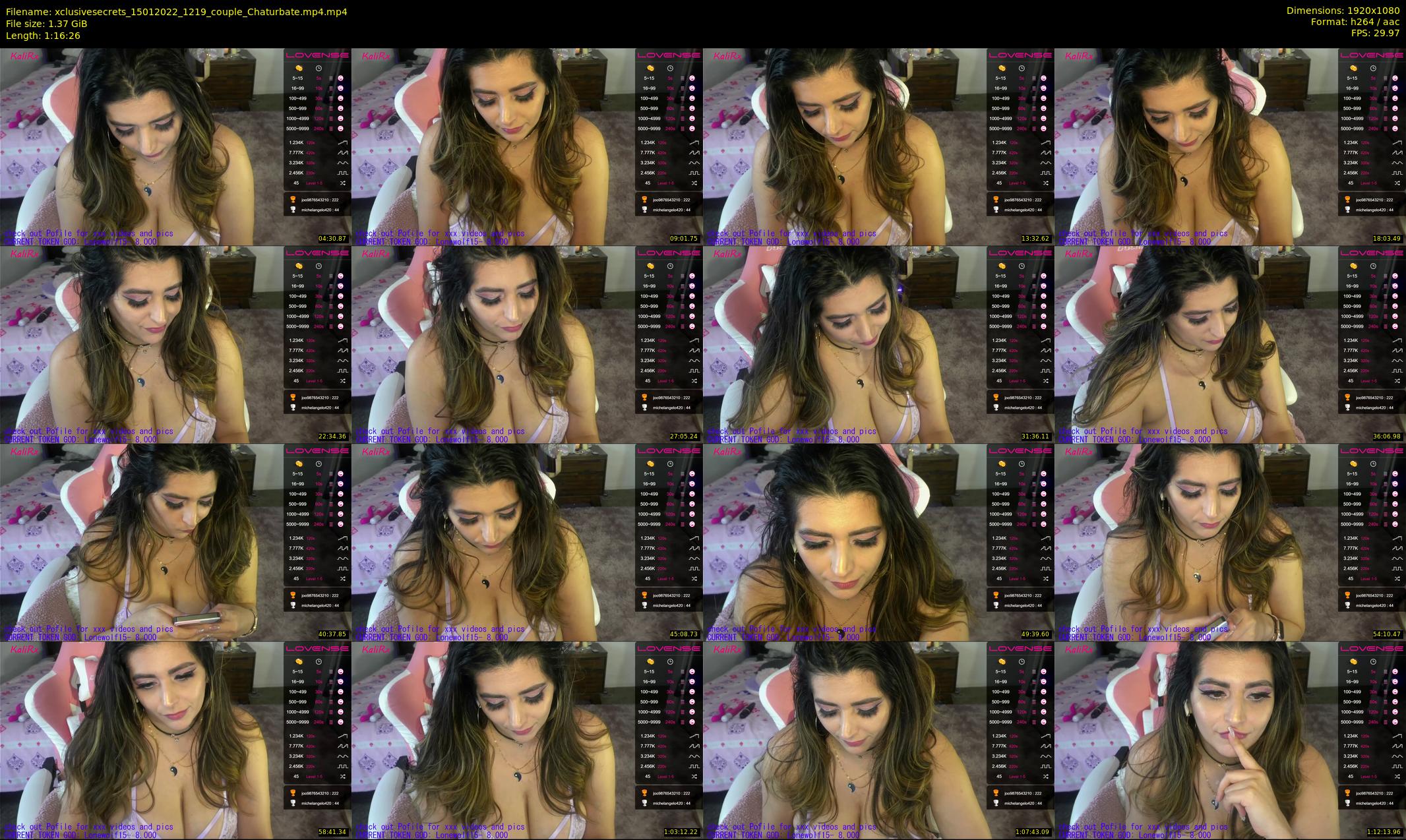 xclusivesecrets — 77 minute Chaturbate female cam show recording, 1080p, Jan 15, 2022