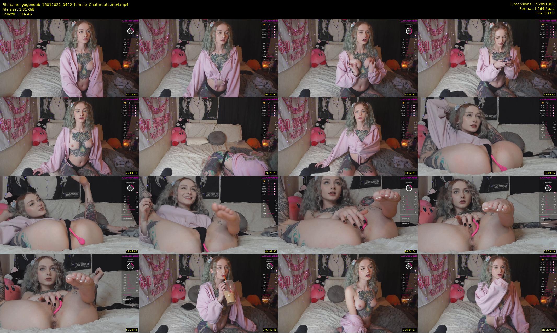 yogendub — 75 minute Chaturbate female cam show recording, 1080p, Jan 16, 2022