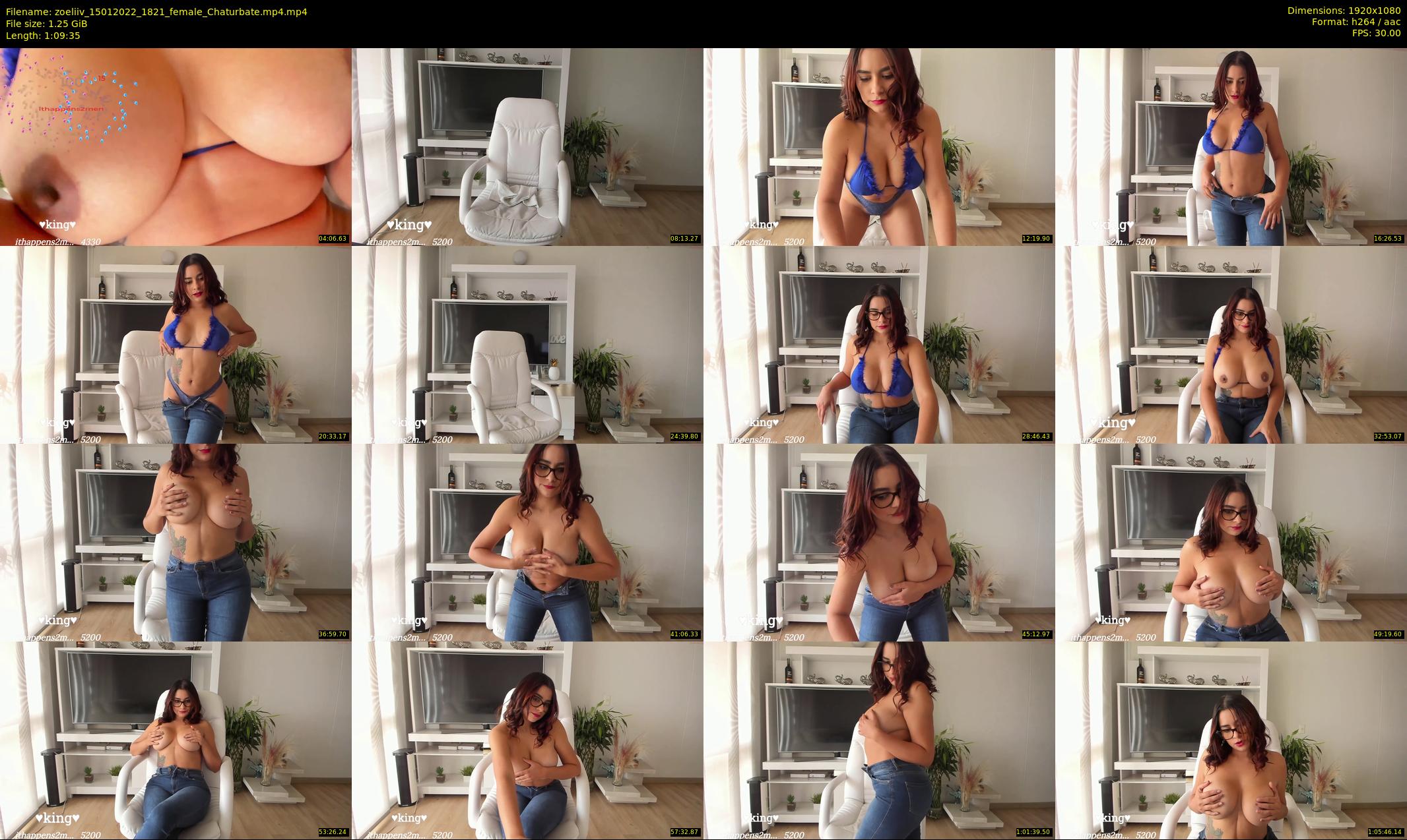 zoeliiv — 70 minute Chaturbate female cam show recording, 1080p, Jan 15, 2022