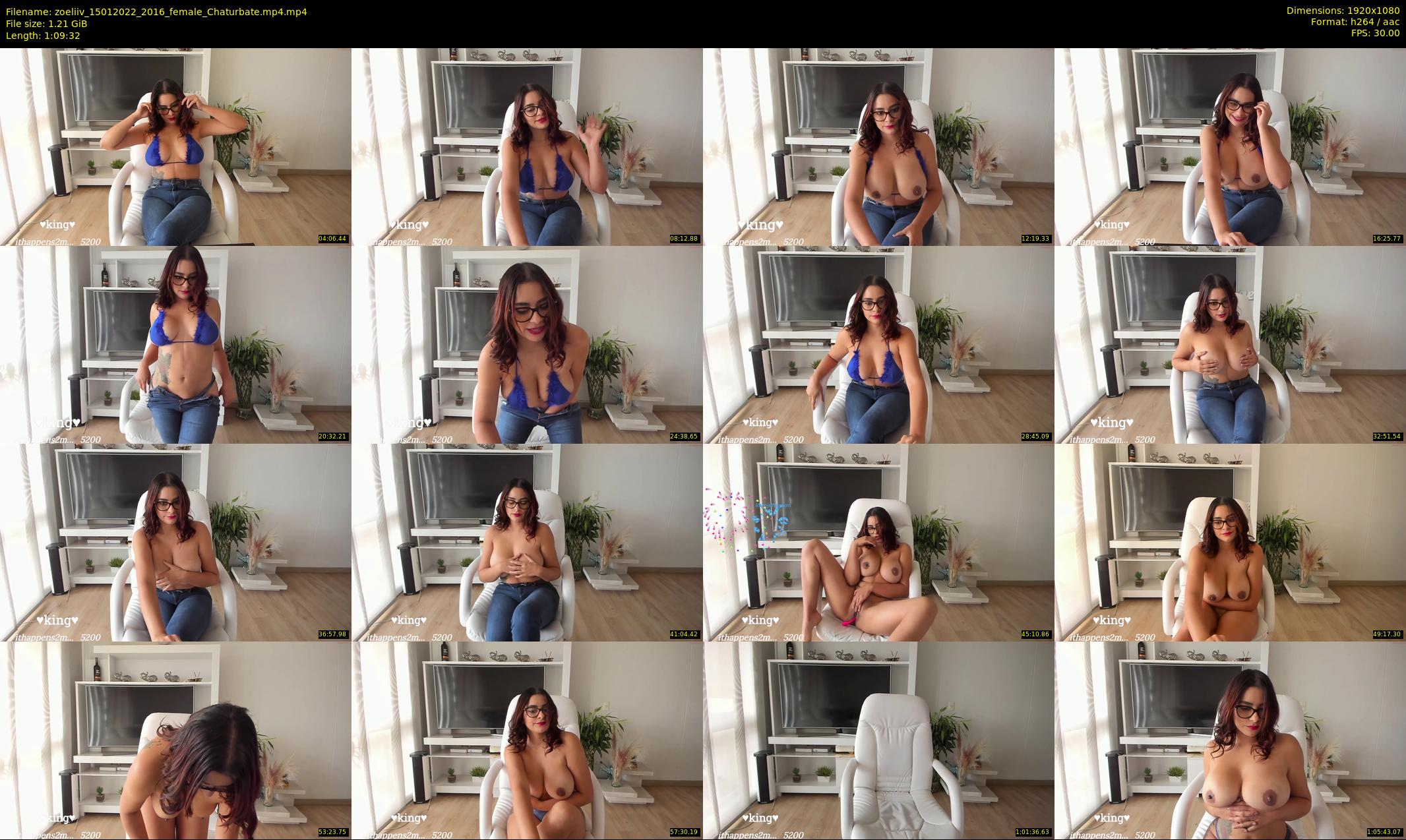 zoeliiv — 70 minute Chaturbate female cam show recording, 1080p, Jan 15, 2022