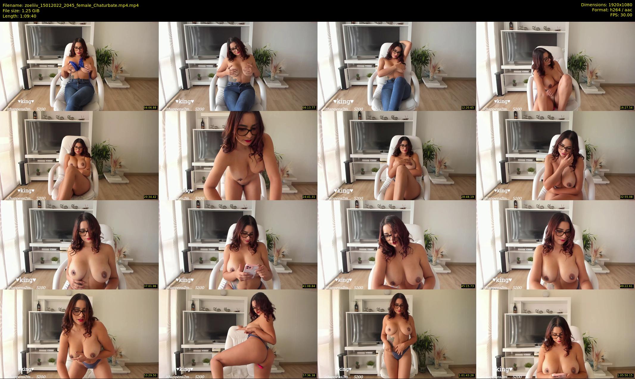 zoeliiv — 70 minute Chaturbate female cam show recording, 1080p, Jan 15, 2022