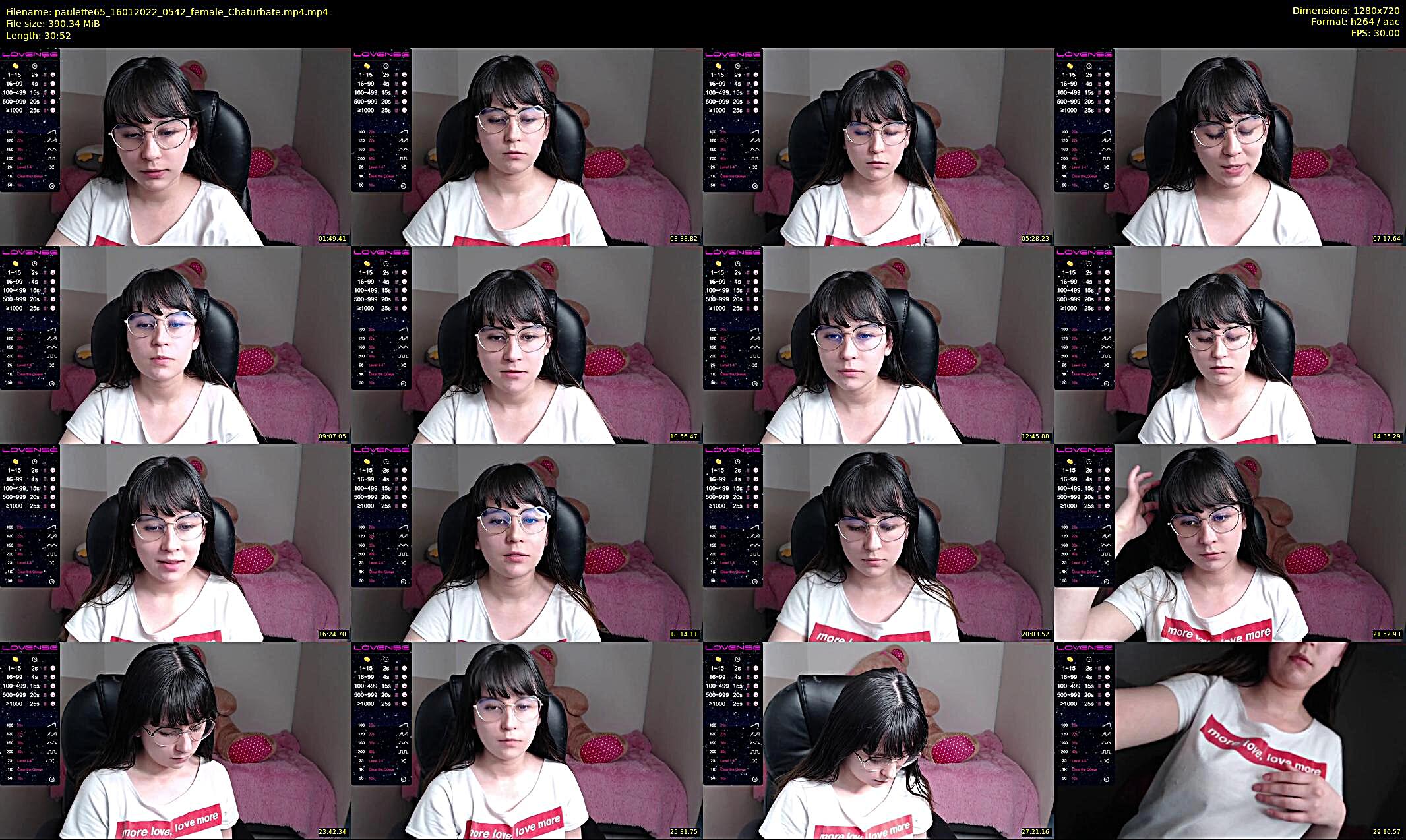 paulette65 — 31 minute Chaturbate female cam show recording, 720p, Jan 16, 2022