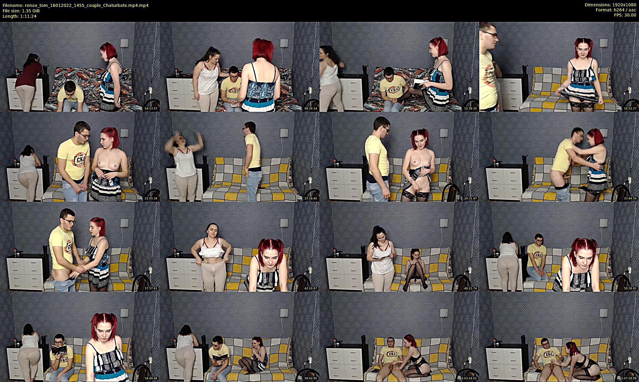 renae_tom — 72 minute Chaturbate couple cam show recording, 1080p, Jan 16, 2022