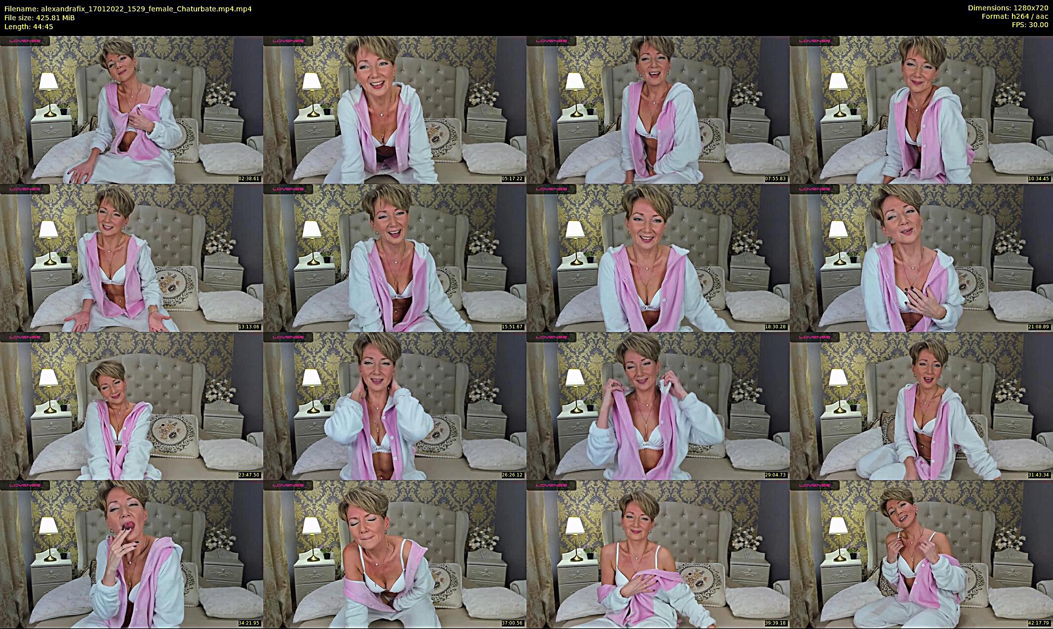 alexandrafix — 45 minute Chaturbate female cam show recording, 720p, Jan 17, 2022