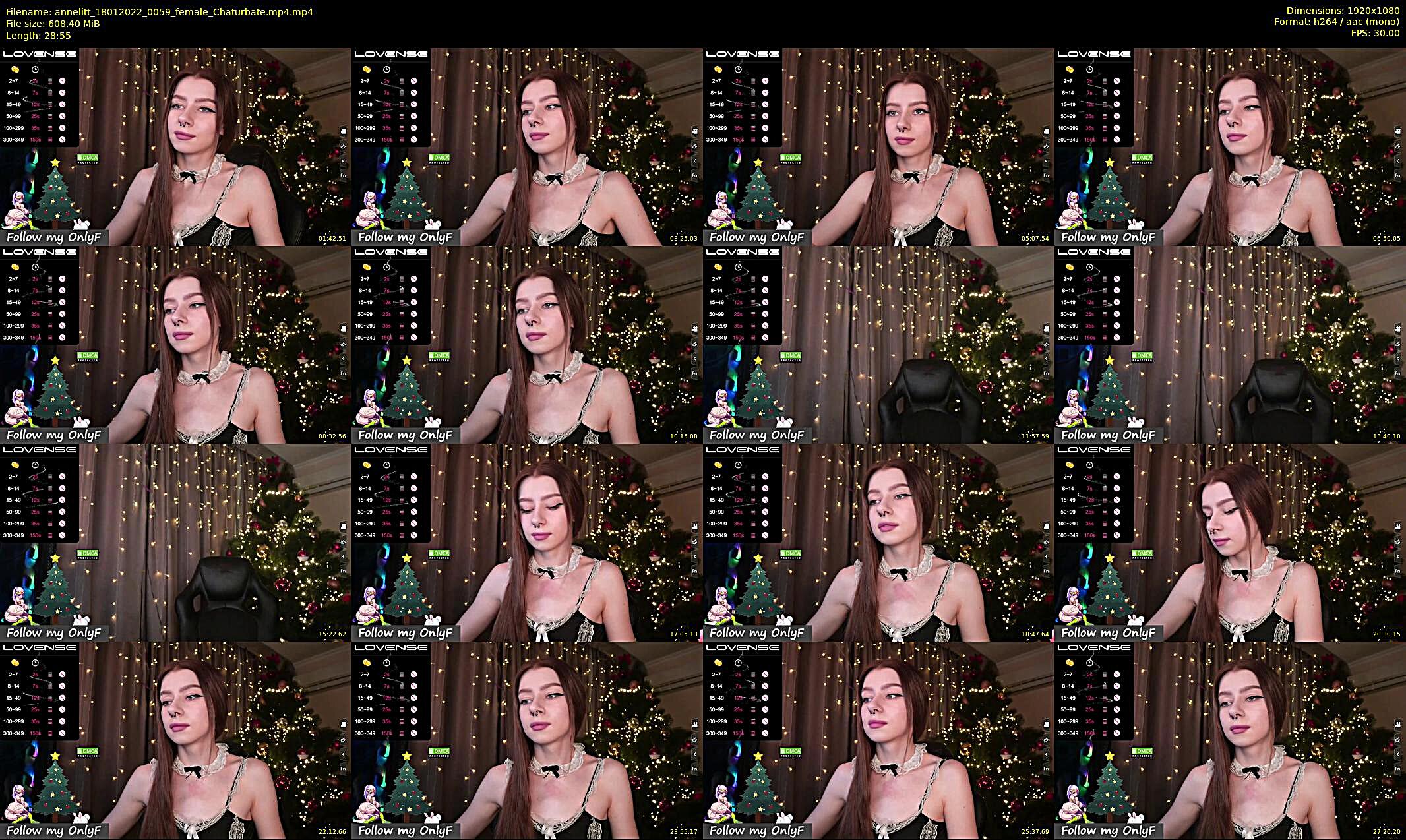 annelitt — 7 minute Chaturbate female cam show recording, 1080p, Jan 18, 2022