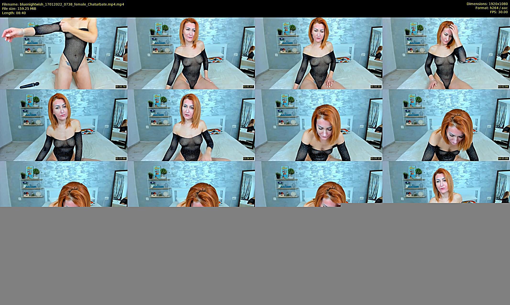 bluenightwish — 9 minute Chaturbate female cam show recording, 1080p, Jan 17, 2022