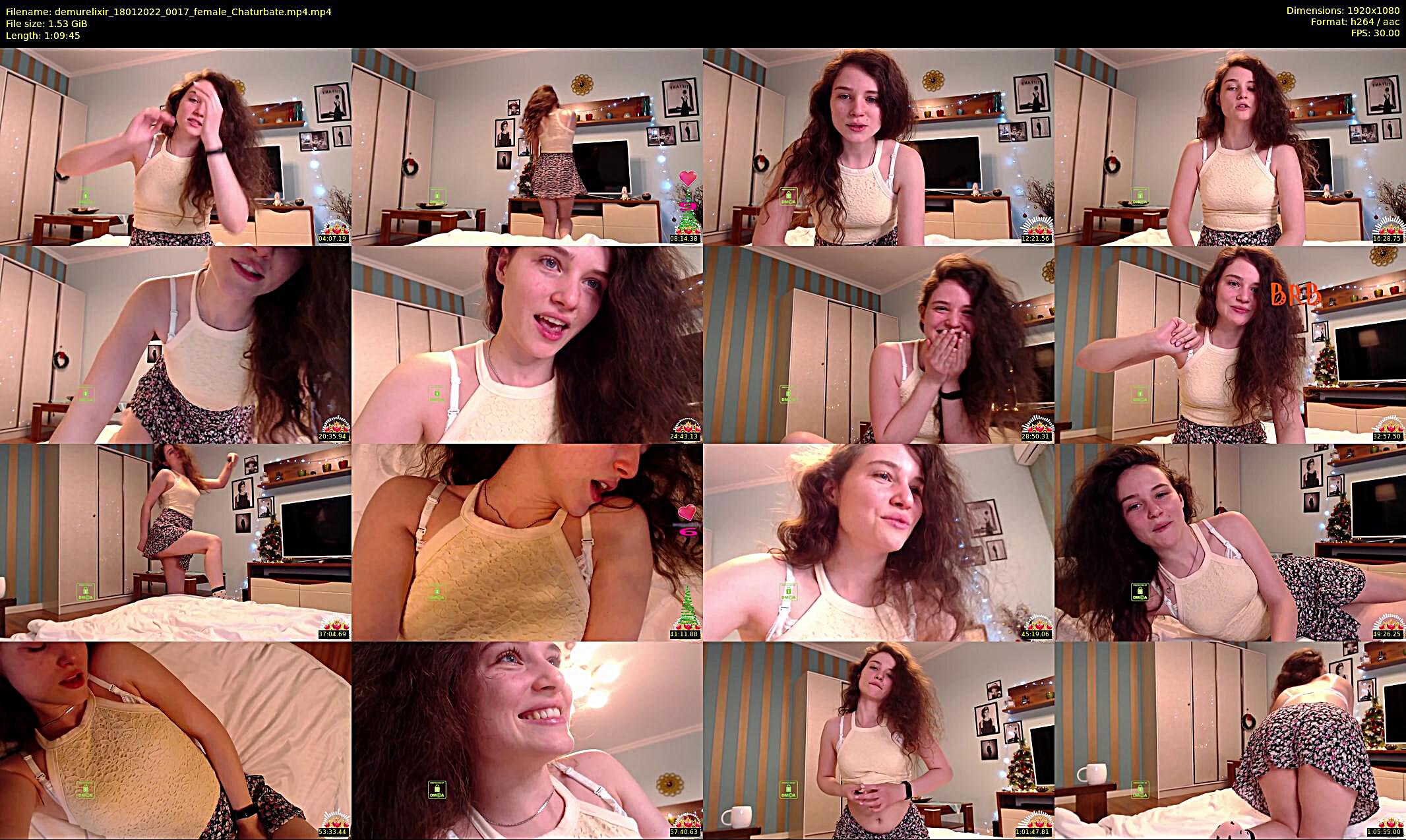 demurelixir — 70 minute Chaturbate female cam show recording, 1080p, Jan 18, 2022