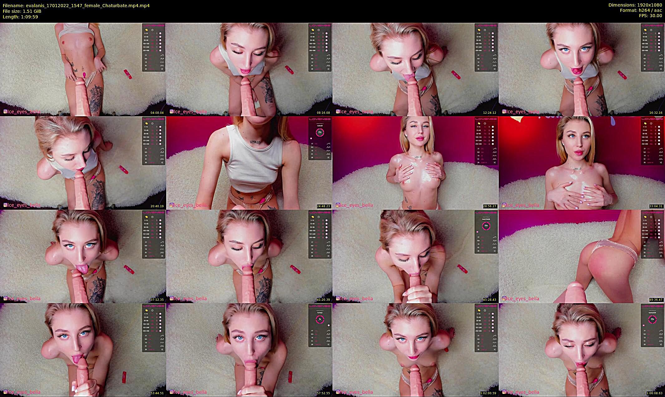 evalanis — 70 minute Chaturbate couple cam show recording, 1080p, Jan 17, 2022