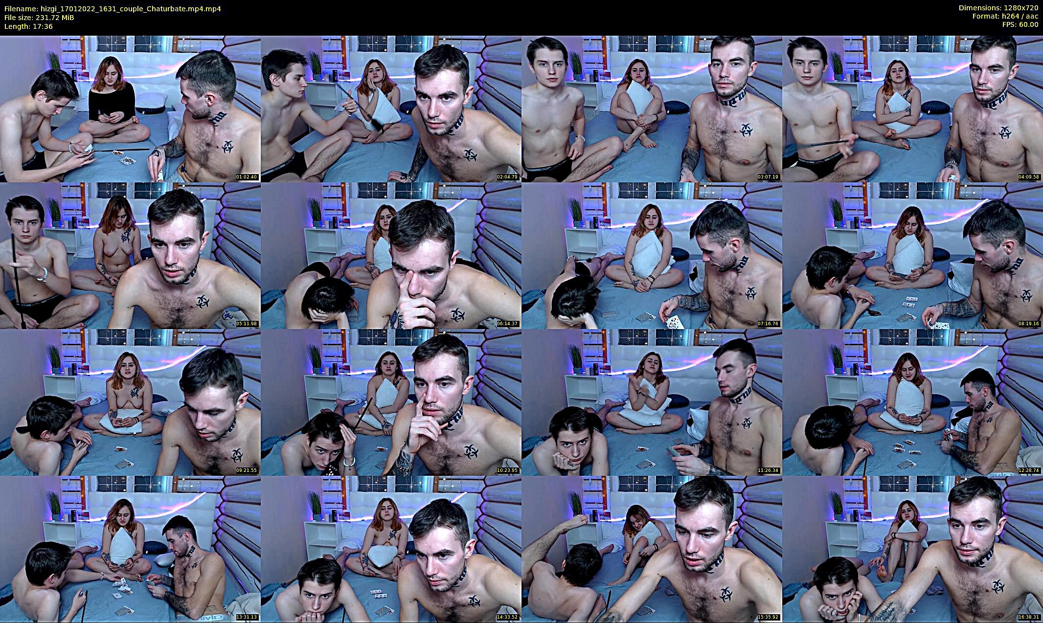 hizgi — 10 minute Chaturbate couple cam show recording, 720p, Jan 17, 2022