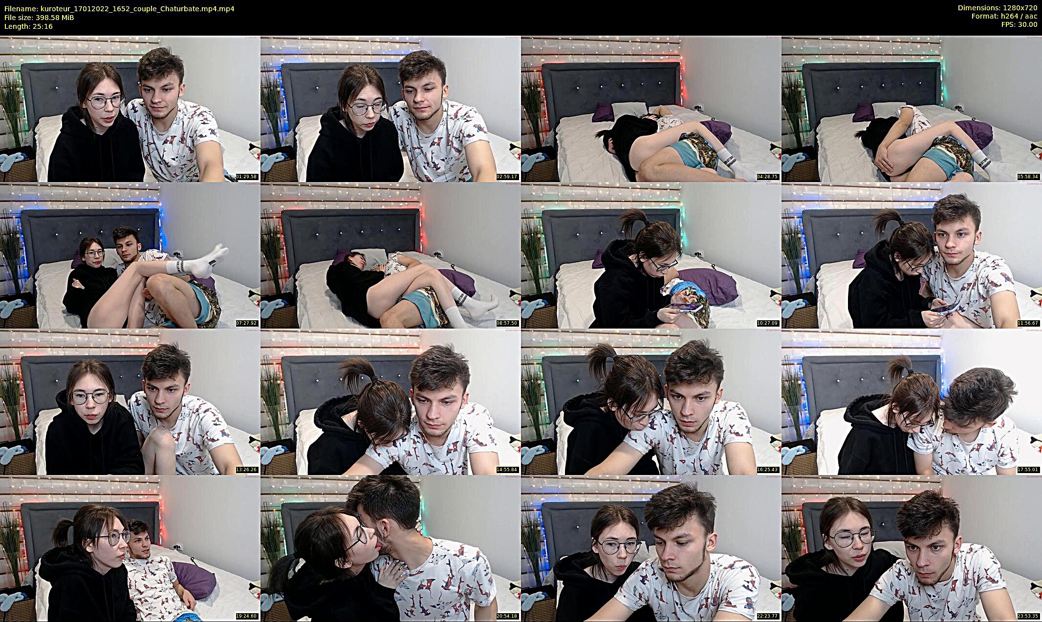 kuroteur — 26 minute Chaturbate couple cam show recording, 720p, Jan 17, 2022