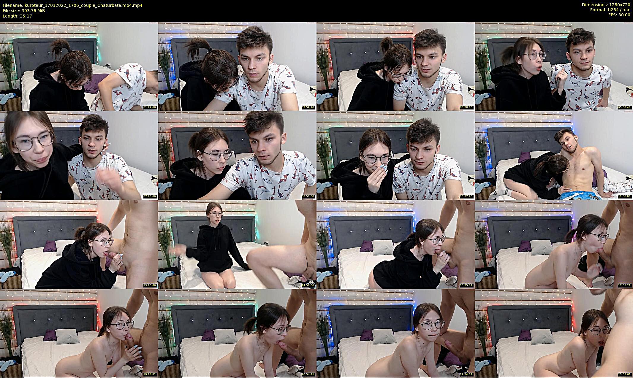 kuroteur — 26 minute Chaturbate couple cam show recording, 720p, Jan 17, 2022