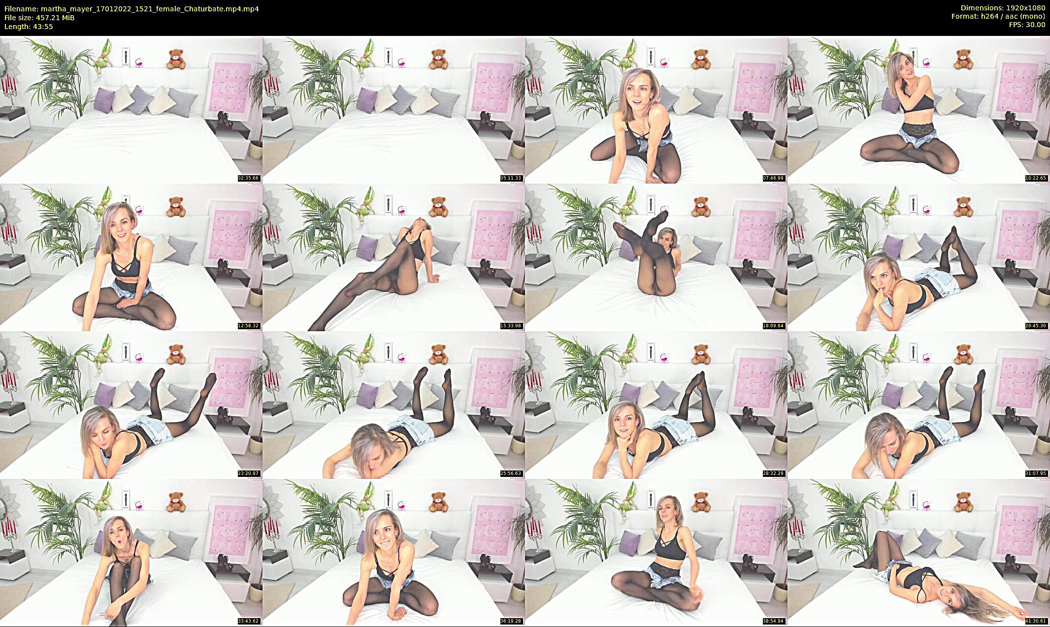 martha_mayer — 44 minute Chaturbate female cam show recording, 1080p, Jan 17, 2022