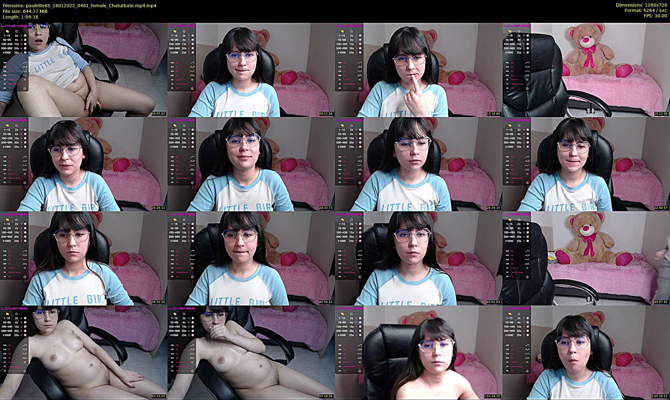 paulette65 — 70 minute Chaturbate female cam show recording, 720p, Jan 18, 2022