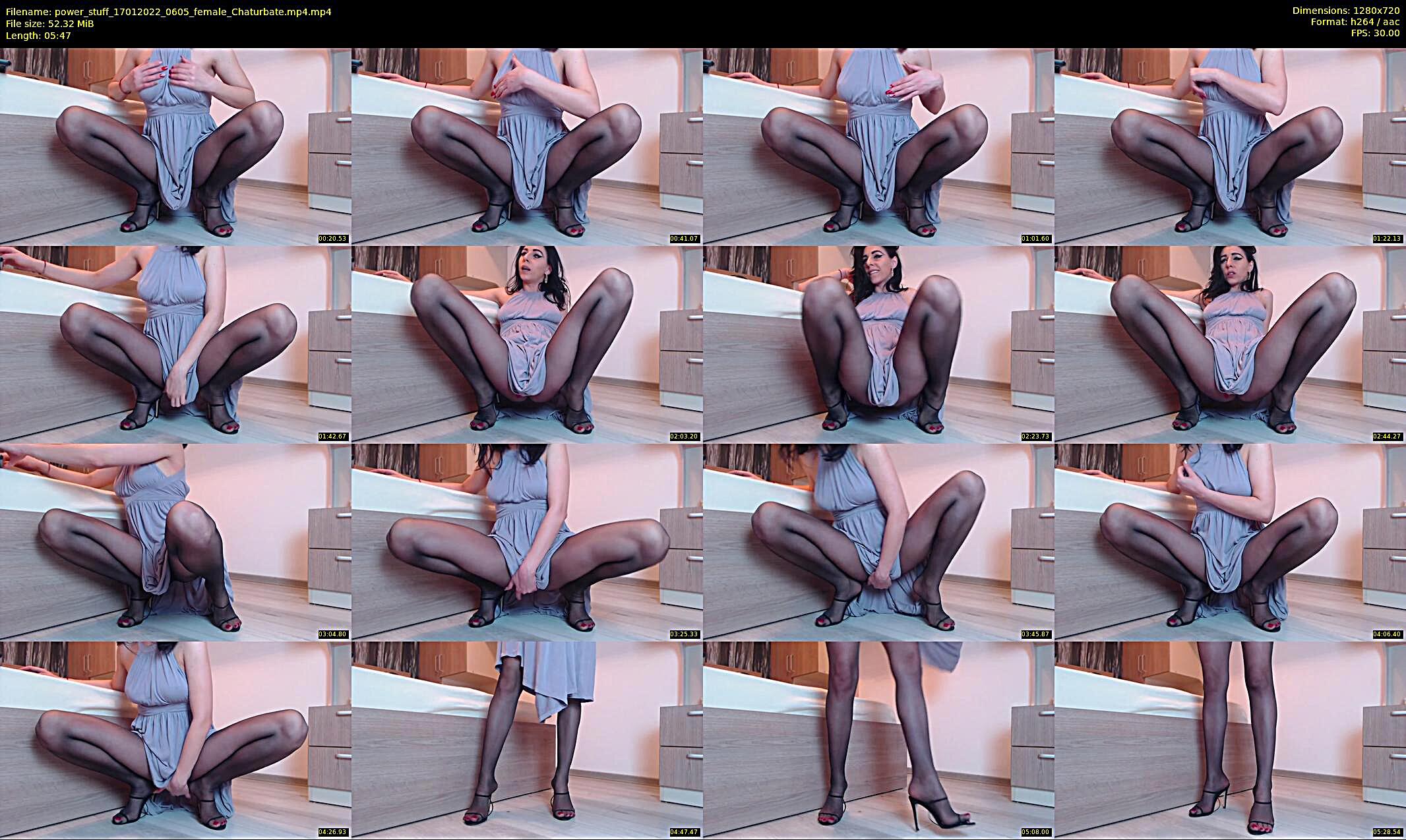 power_stuff — 6 minute Chaturbate female cam show recording, 720p, Jan 17, 2022