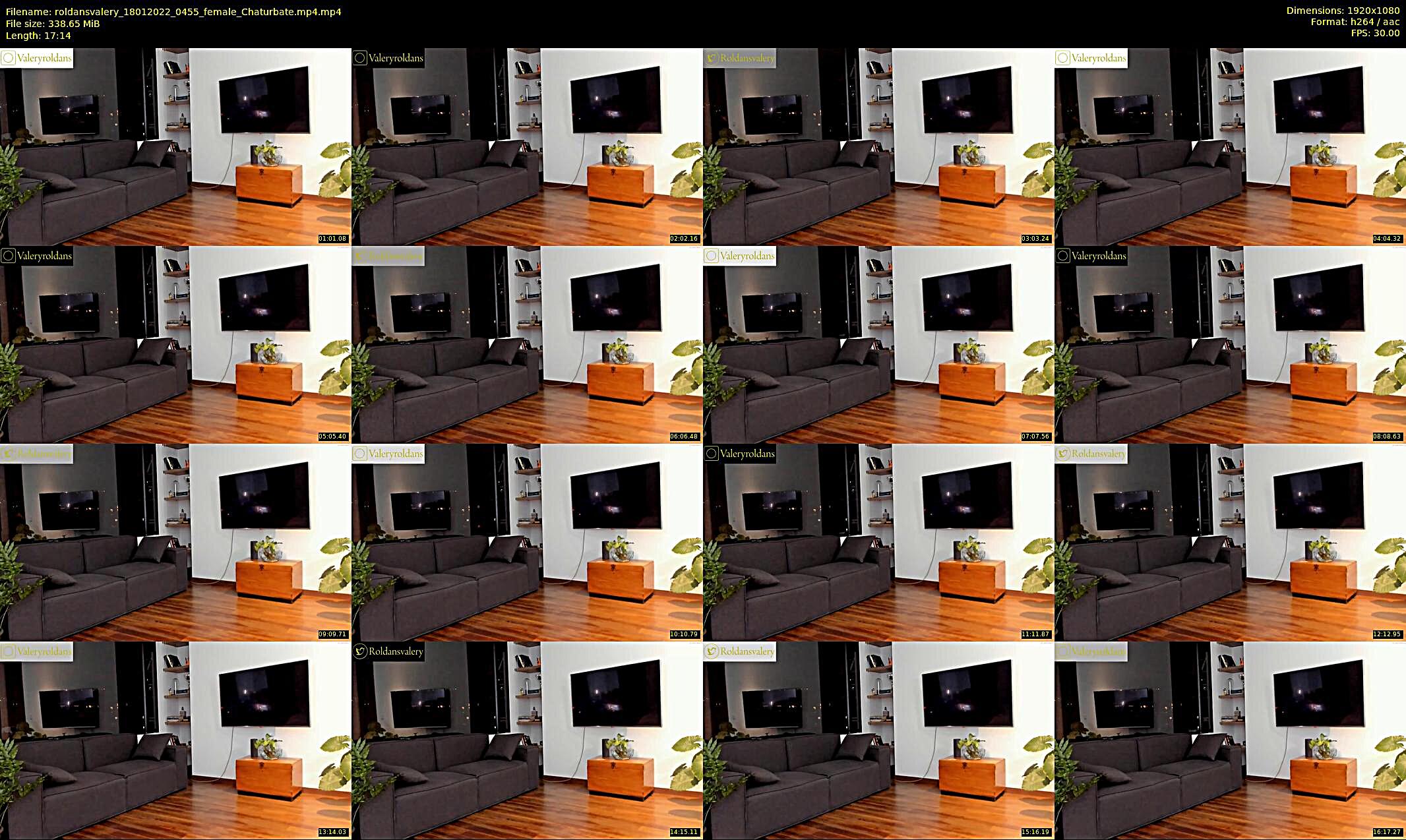 roldansvalery — 18 minute Chaturbate female cam show recording, 1080p, Jan 18, 2022