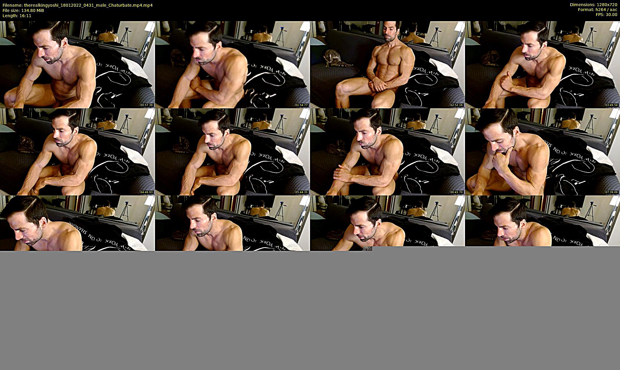 therealkingyoshi — 17 minute Chaturbate male cam show recording, 720p, Jan 18, 2022