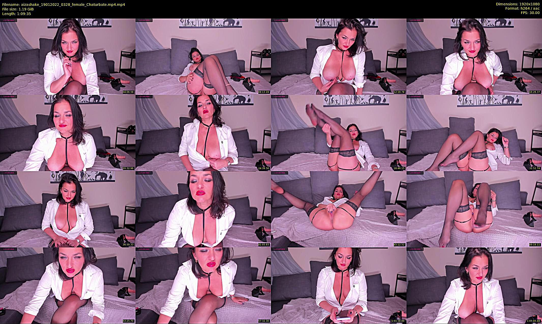 aizashake — 70 minute Chaturbate female cam show recording, 1080p, Jan 19, 2022