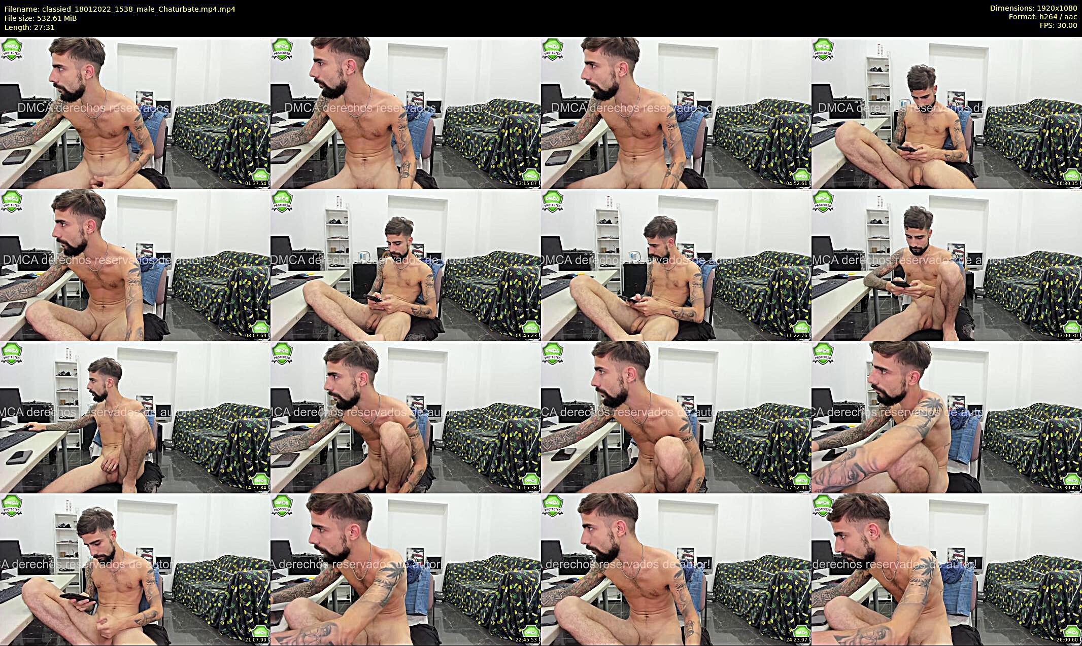 classied — 28 minute Chaturbate male cam show recording, 1080p, Jan 18, 2022