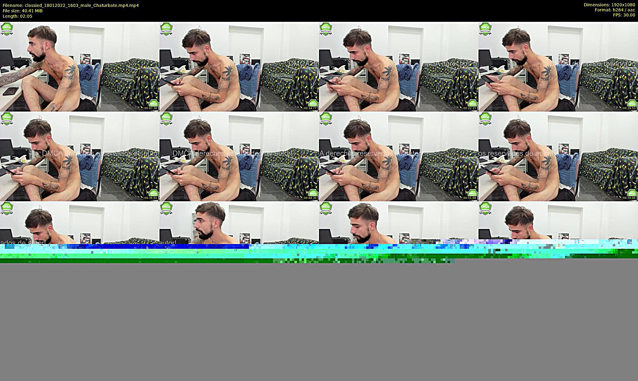 classied — 3 minute Chaturbate male cam show recording, 1080p, Jan 18, 2022