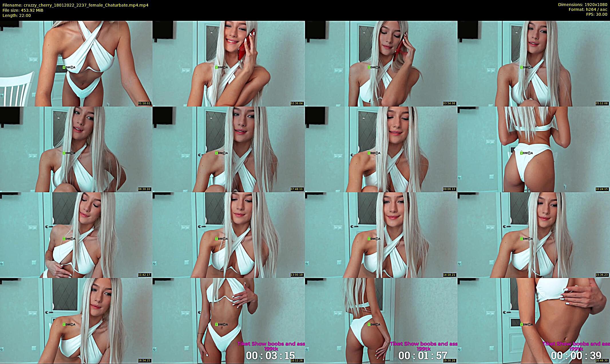 crazzy_cherry — 22 minute Chaturbate female cam show recording, 1080p, Jan 18, 2022