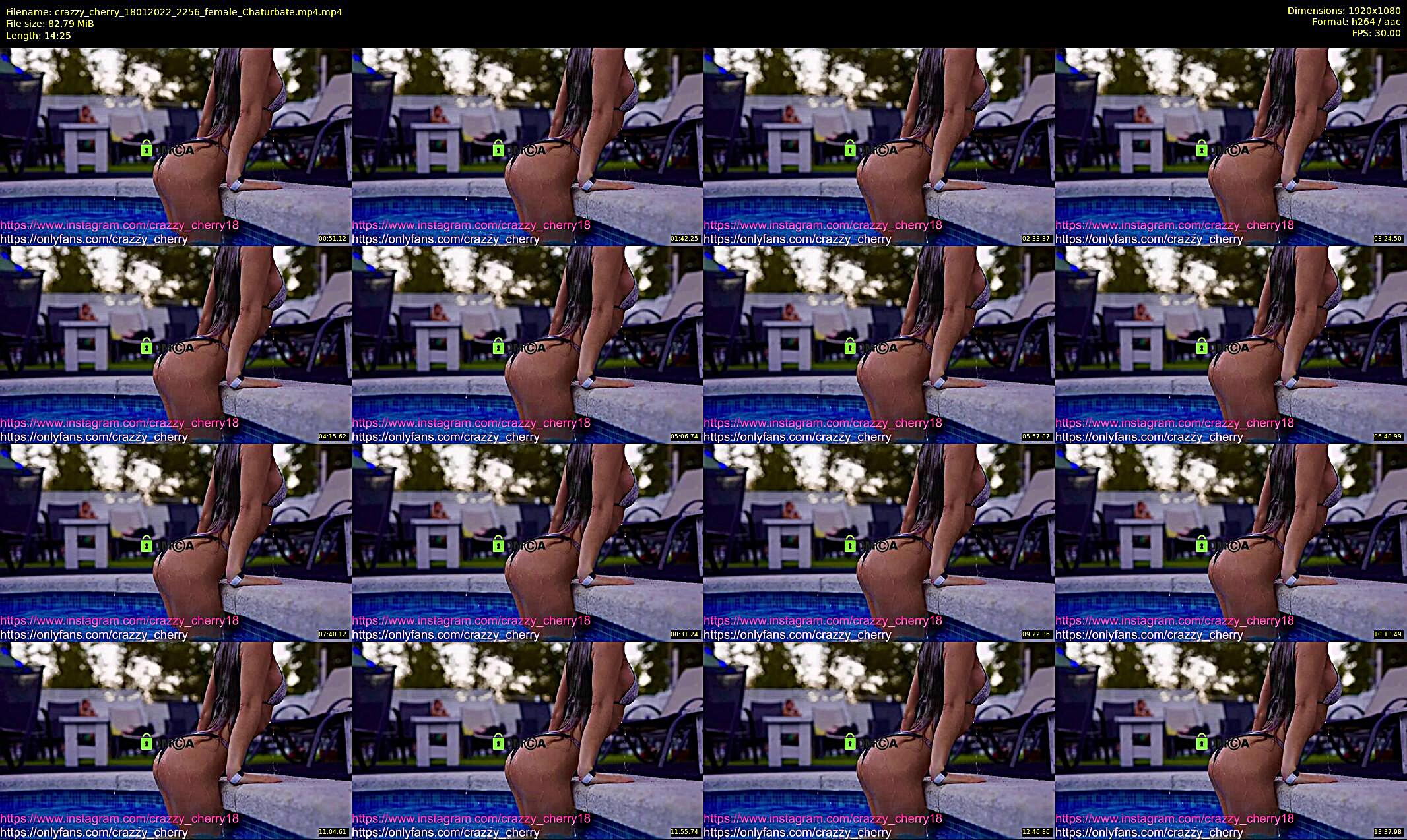 crazzy_cherry — 15 minute Chaturbate female cam show recording, 1080p, Jan 18, 2022