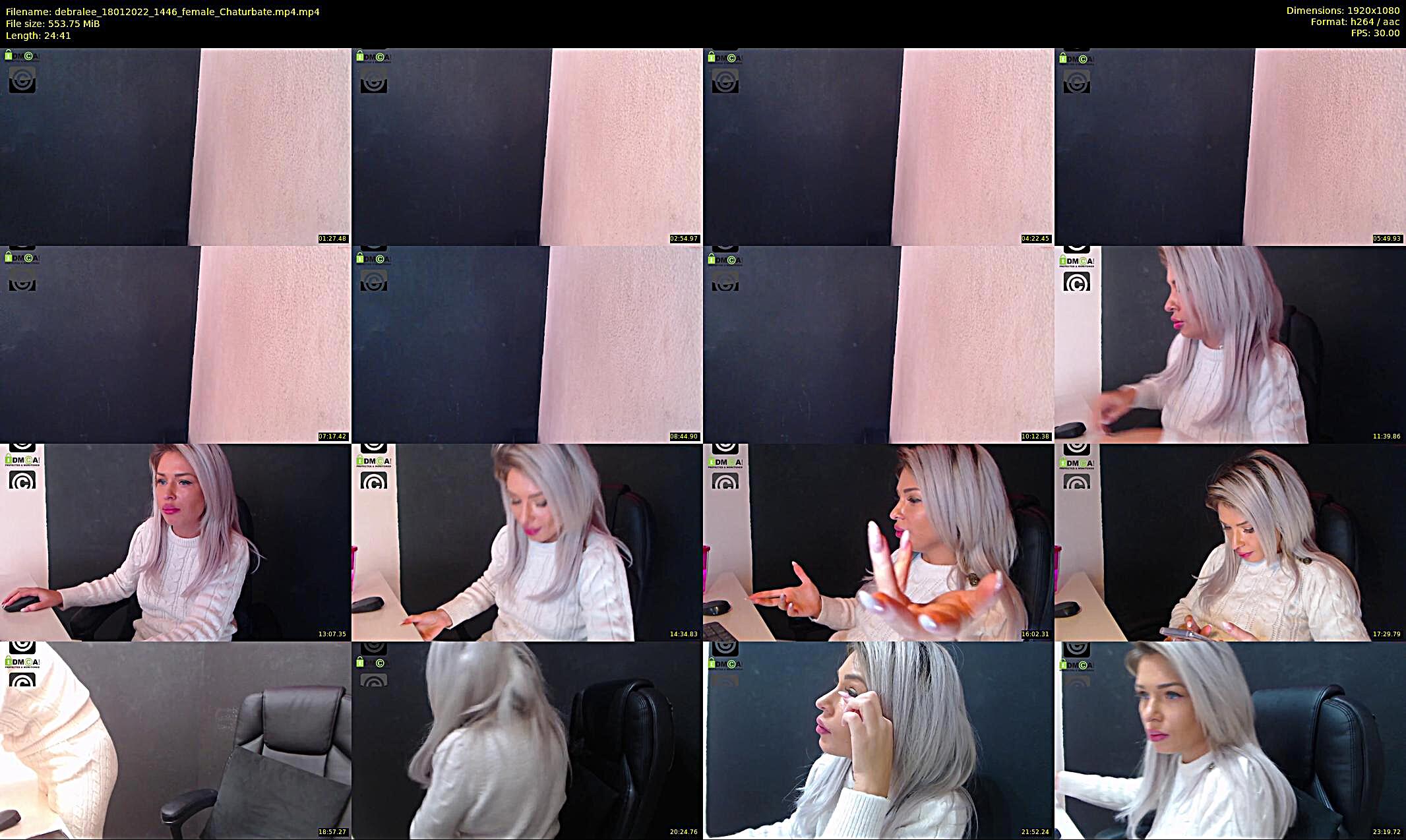 debralee — 9 minute Chaturbate female cam show recording, 1080p, Jan 18, 2022