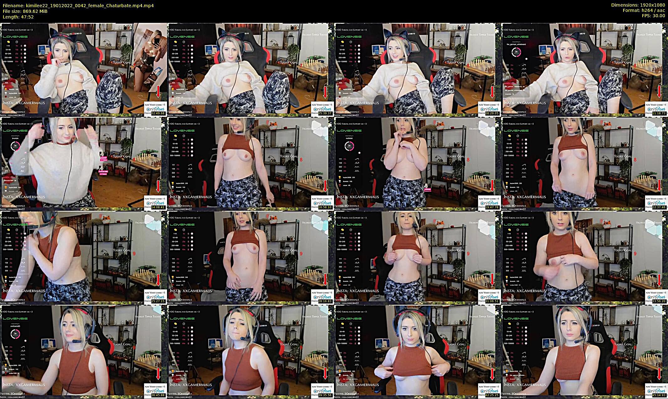 kimilee22 — 48 minute Chaturbate female cam show recording, 1080p, Jan 19, 2022