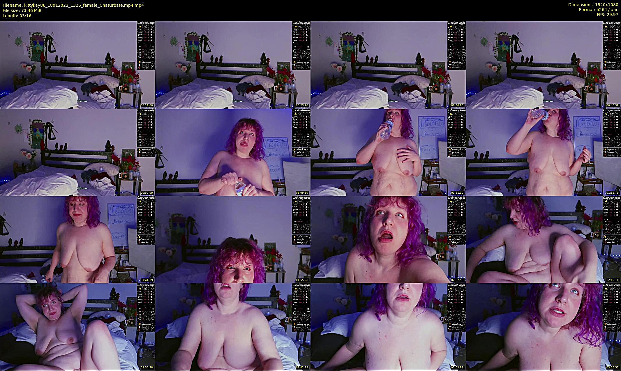 kittykay86 — 4 minute Chaturbate female cam show recording, 1080p, Jan 18, 2022
